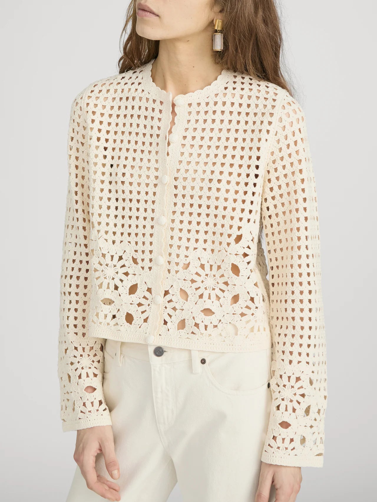 The Postcard Cardi – Cream