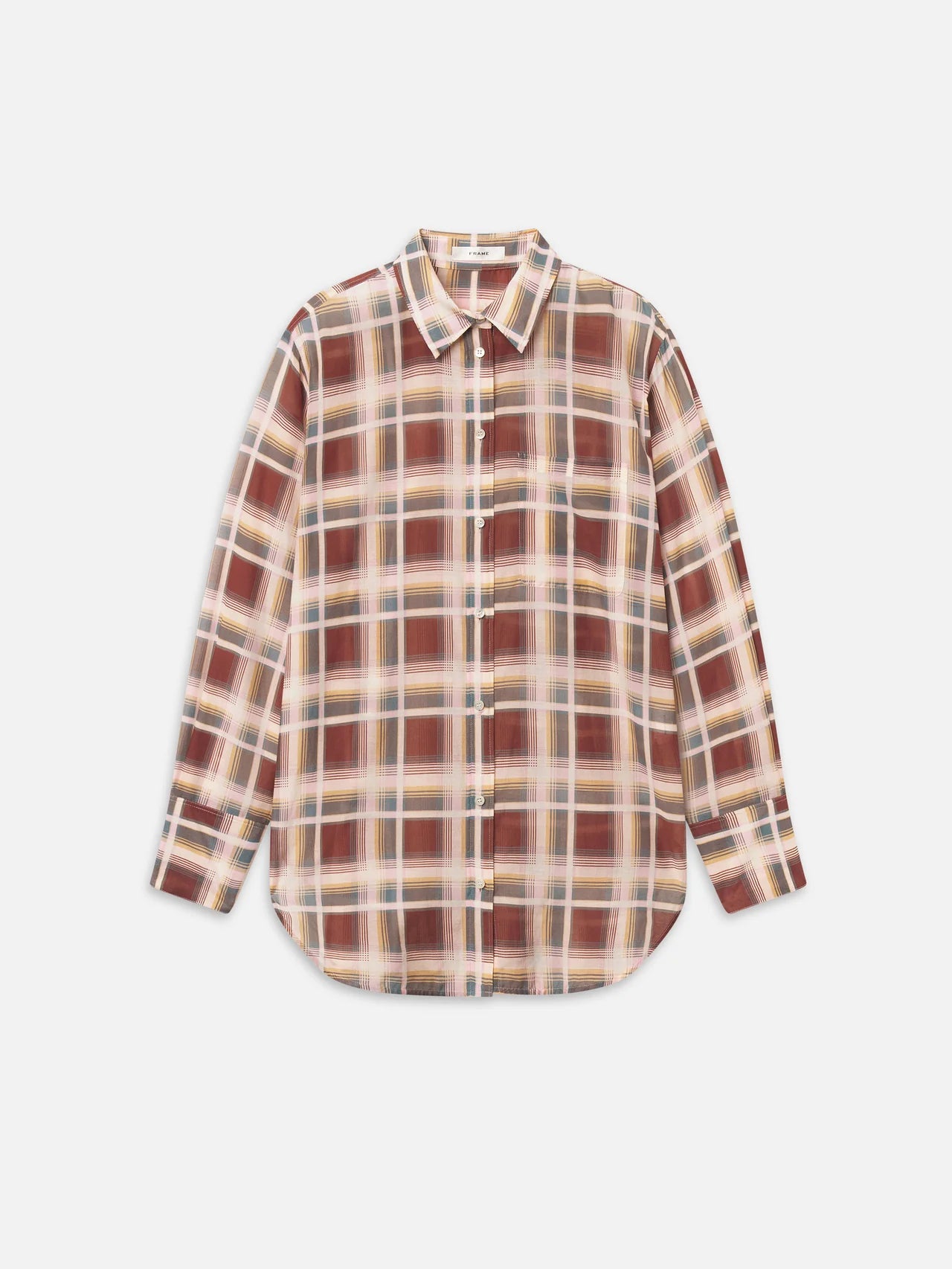 The Plaid Boy Shirt – Silver Peony Plaid