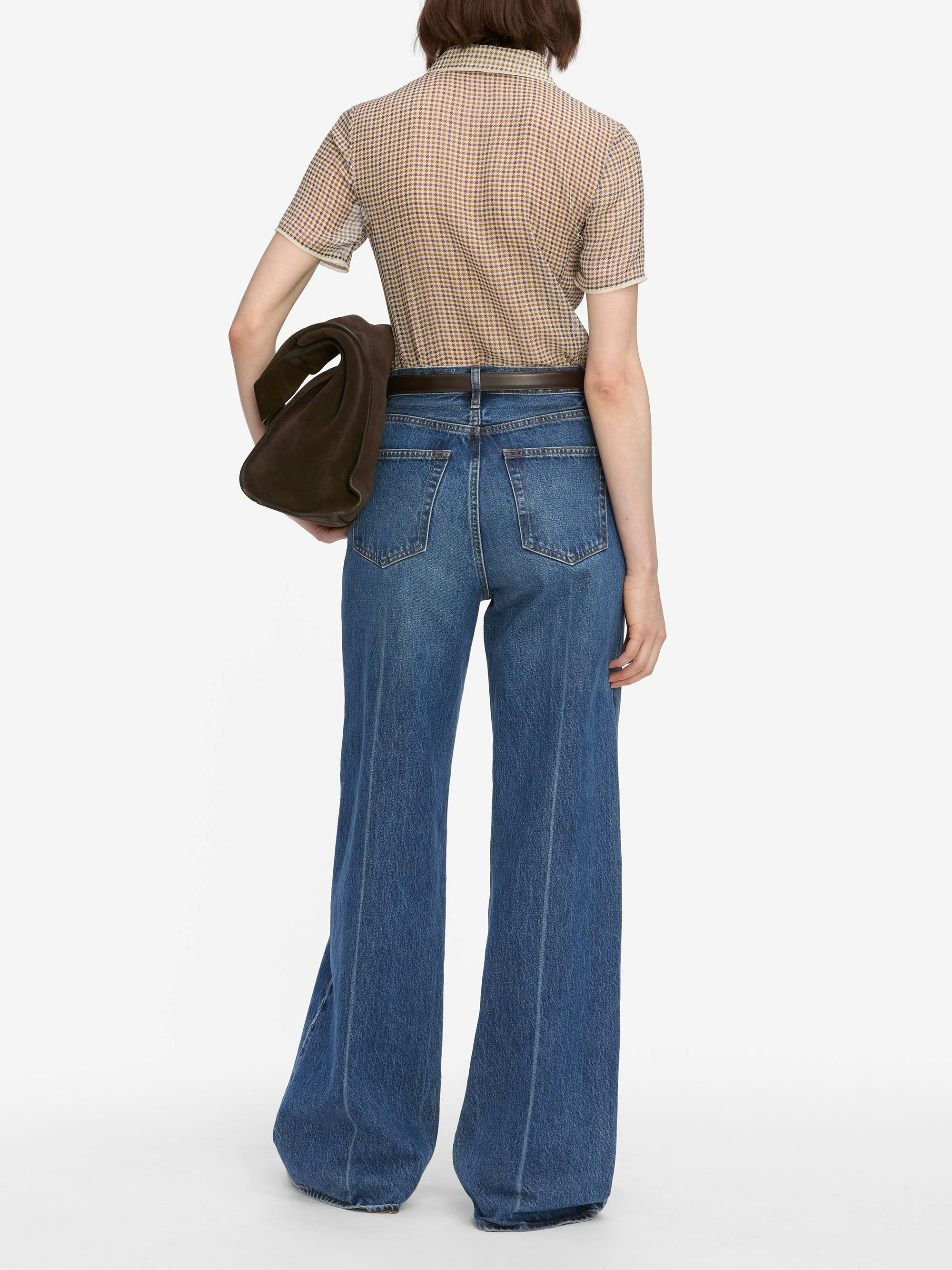 The Silk Check Shirt - Houndstooth