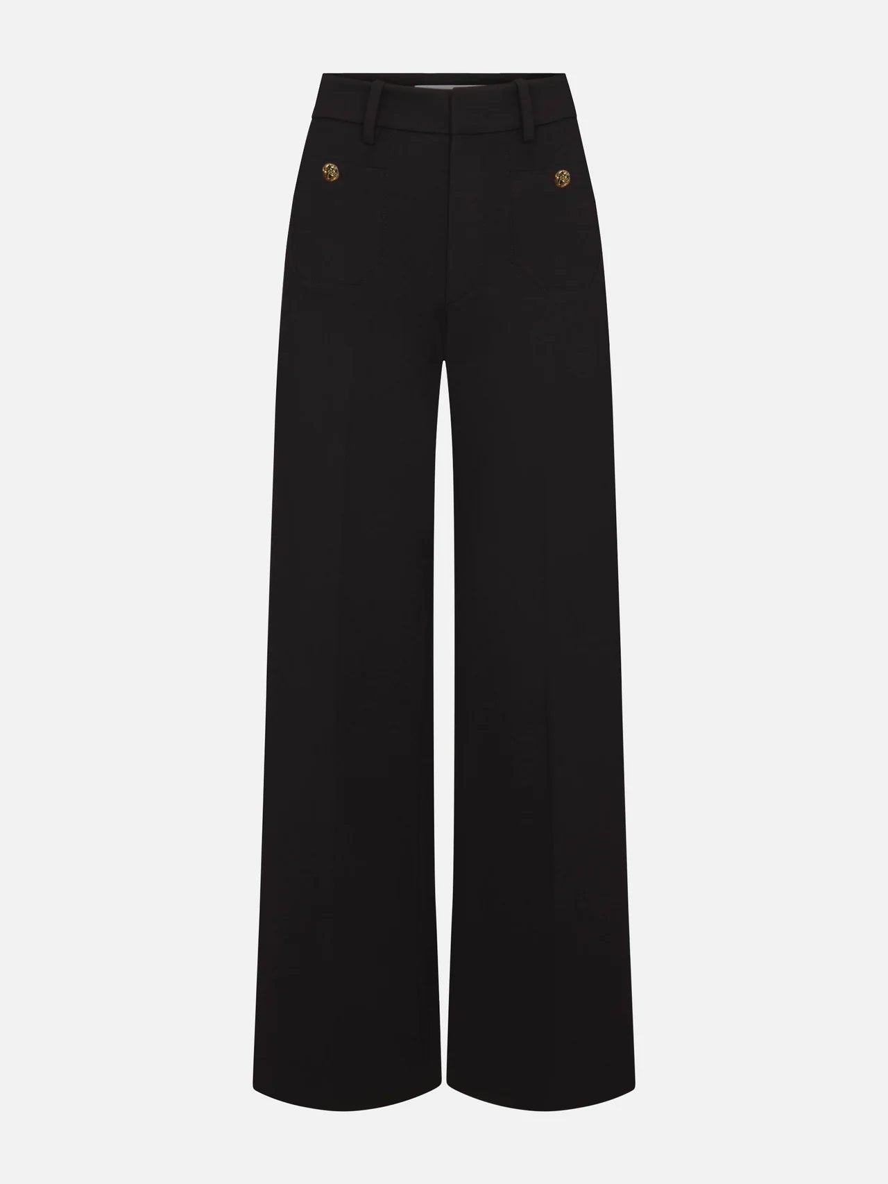 The Slim Palazzo Trouser - Black