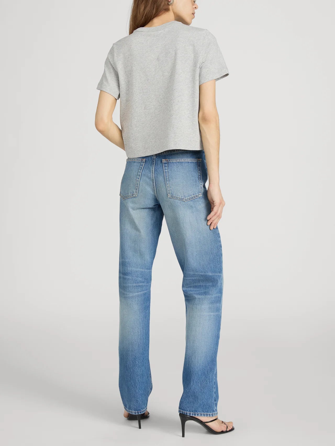 The Boxy Tee - Heather Grey