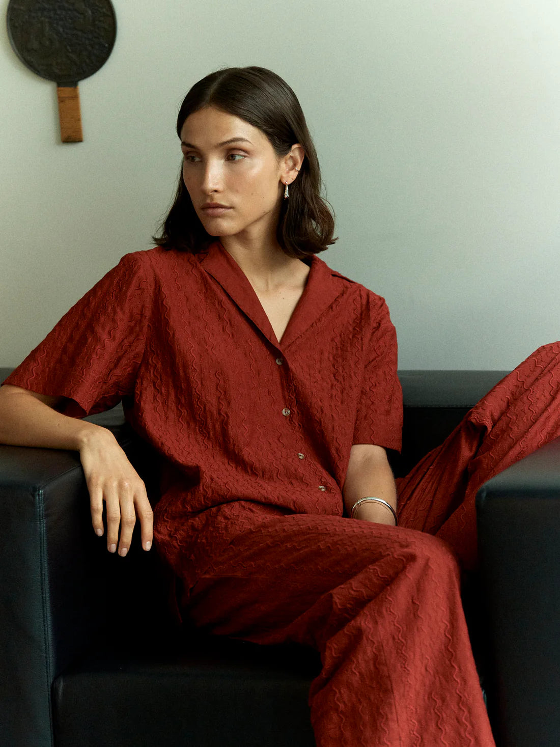 Bondi Trouser- Burnt Red