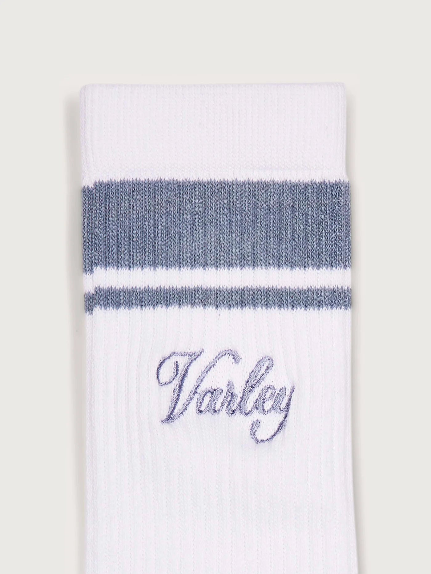 Lamar Club Socks - White/Ash Blue