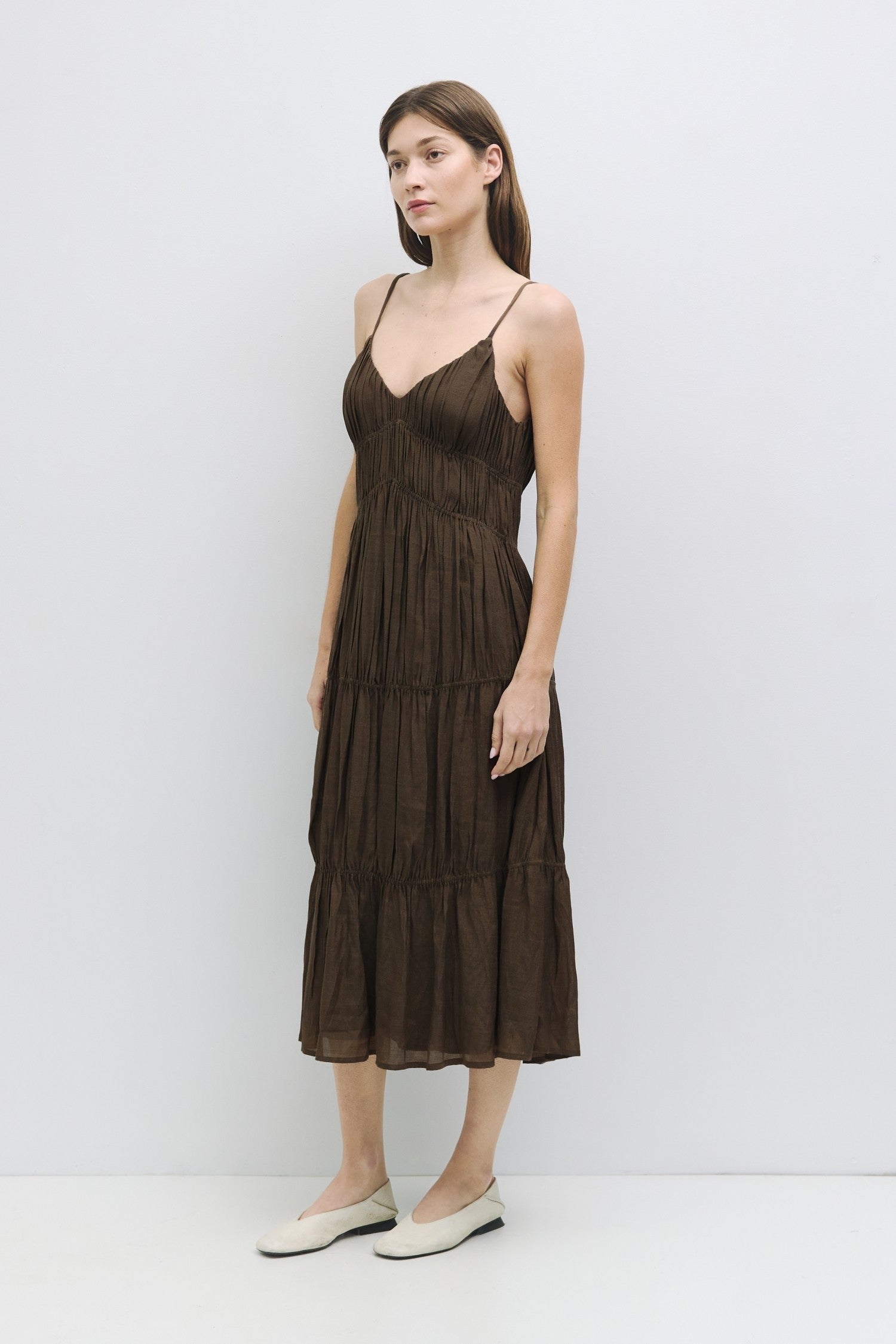 The Kendra Dress - Brown