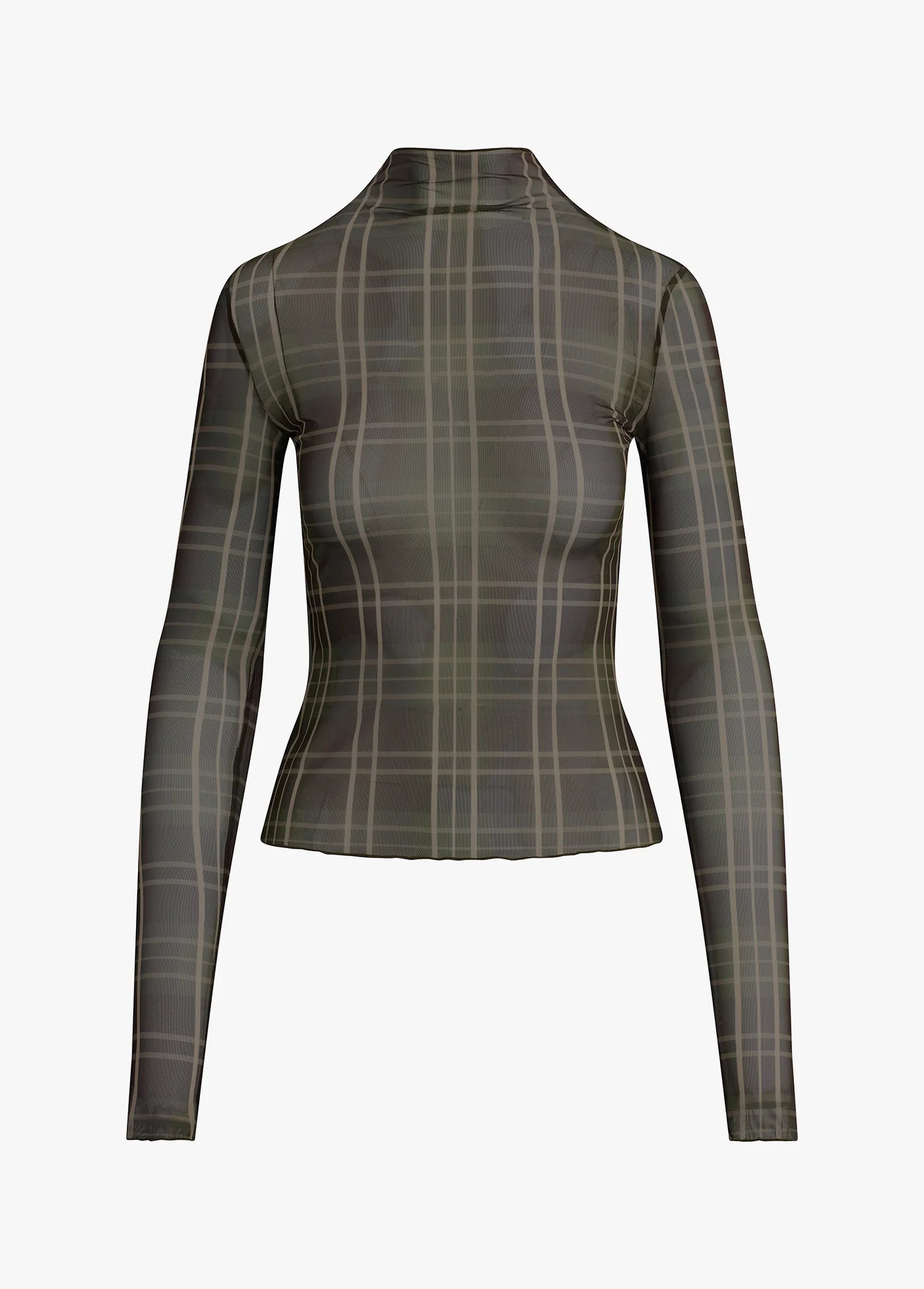 The Sheer Fantasy Top - Countryside Plaid