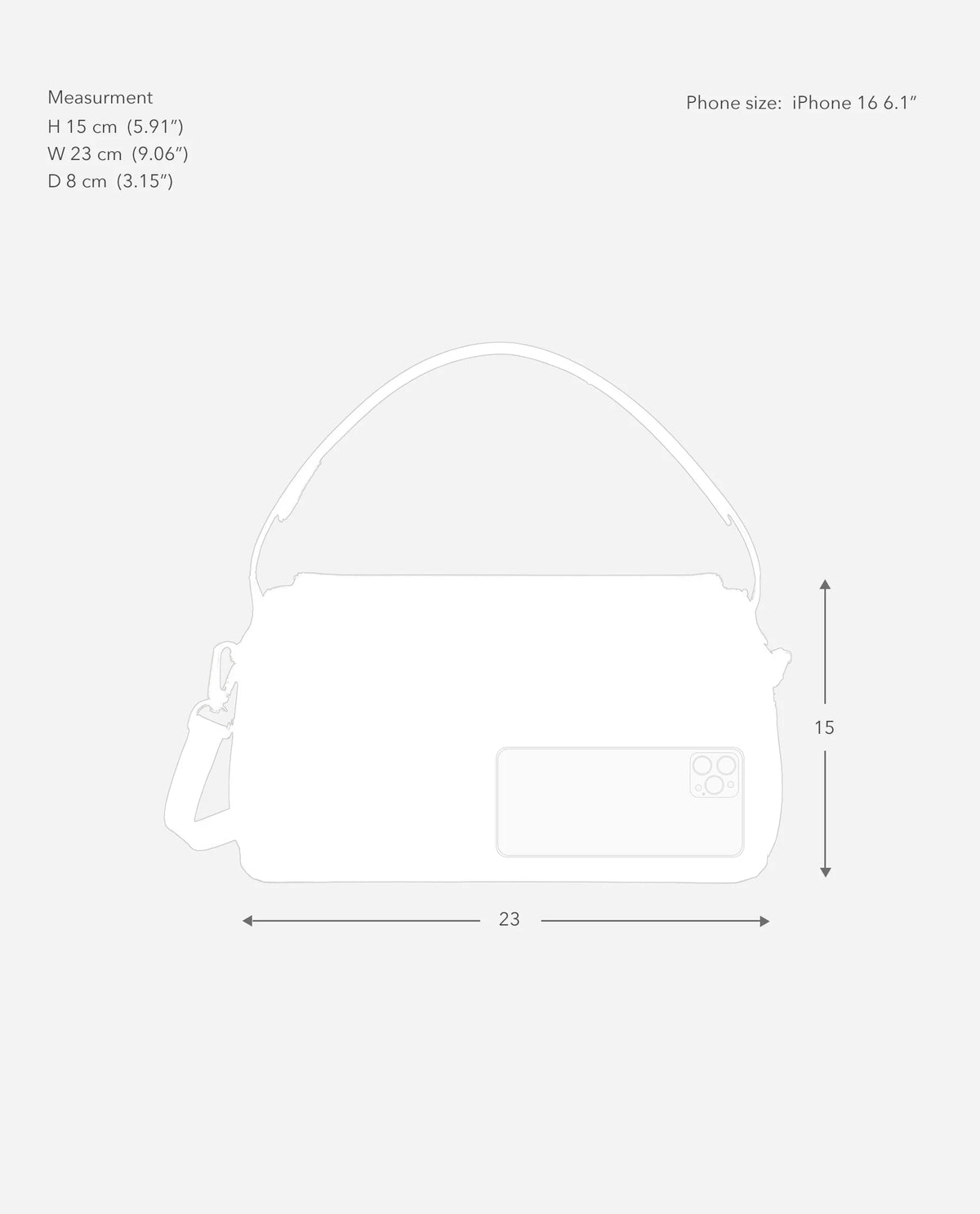 Gaia Mini Bag Leather Black