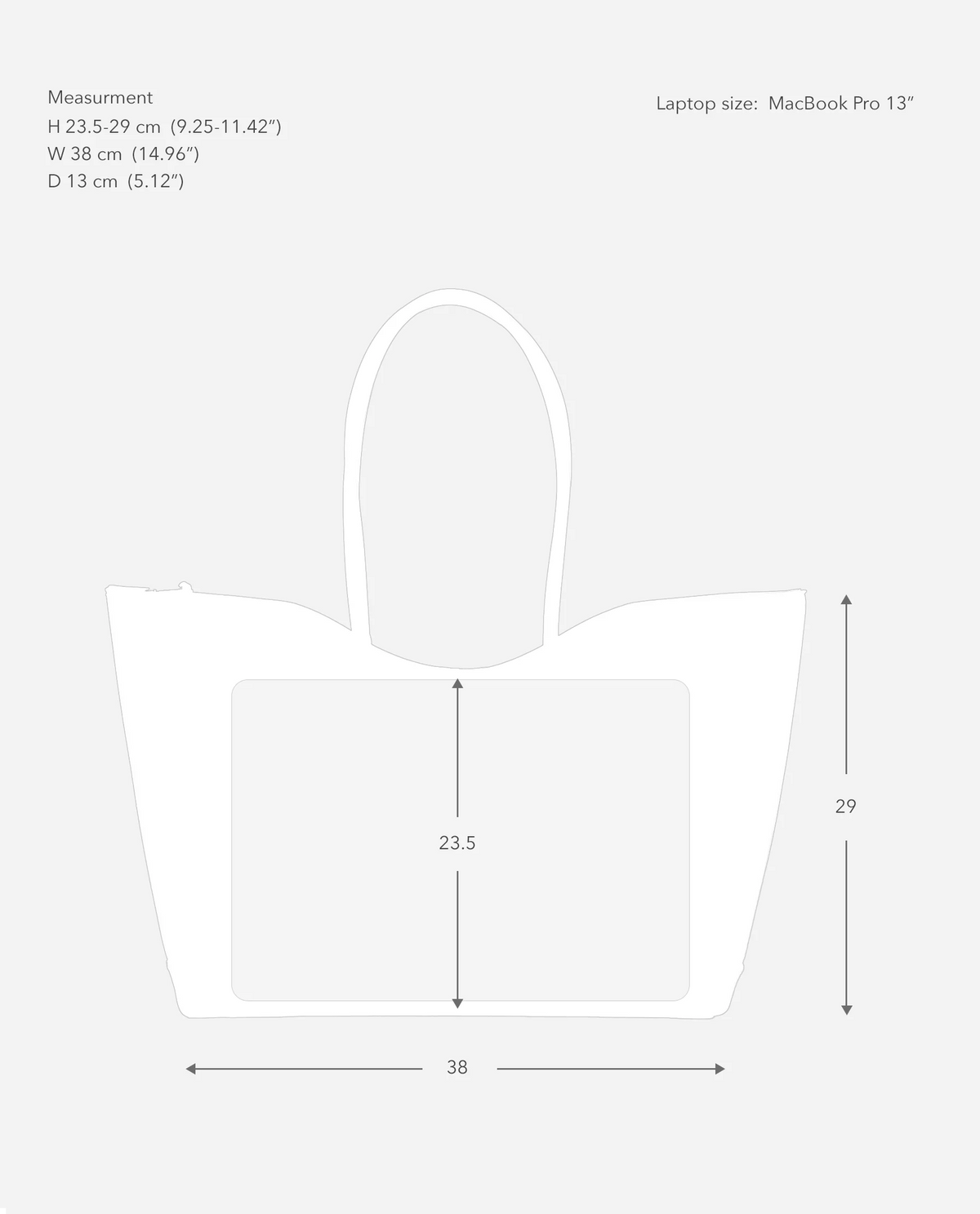 Gaia Tote Bag Leather - Chocolate