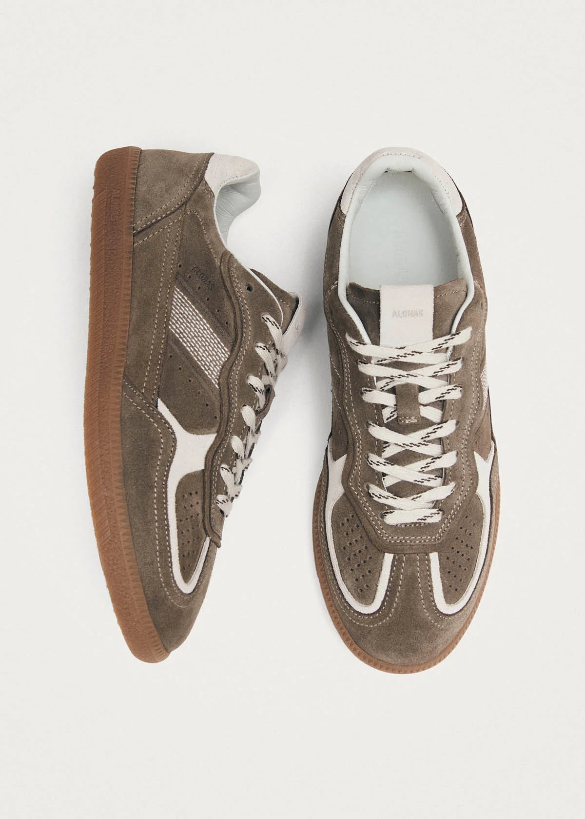 Tb.490 Leather Sneakers - Taupe