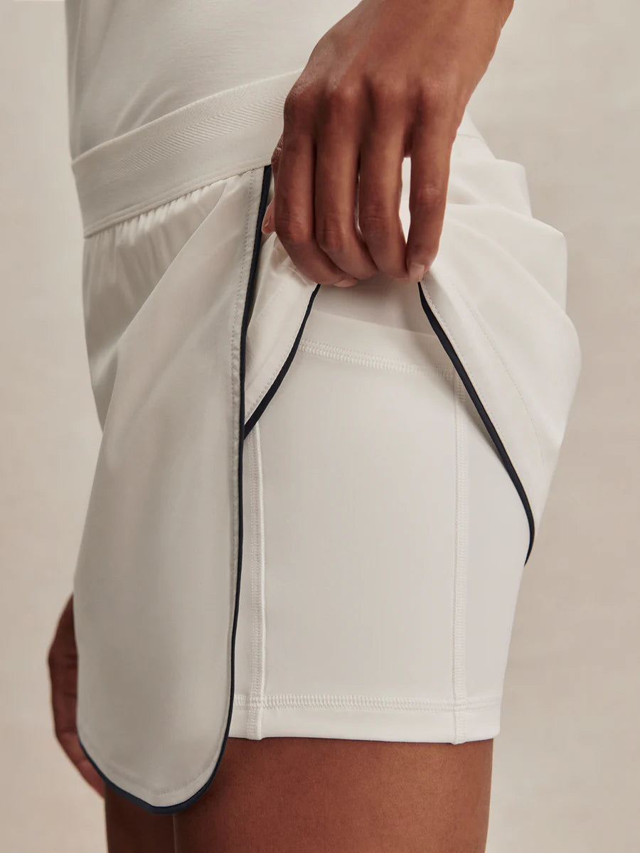 Anaya Mid-Rise Skort 13.5" - White