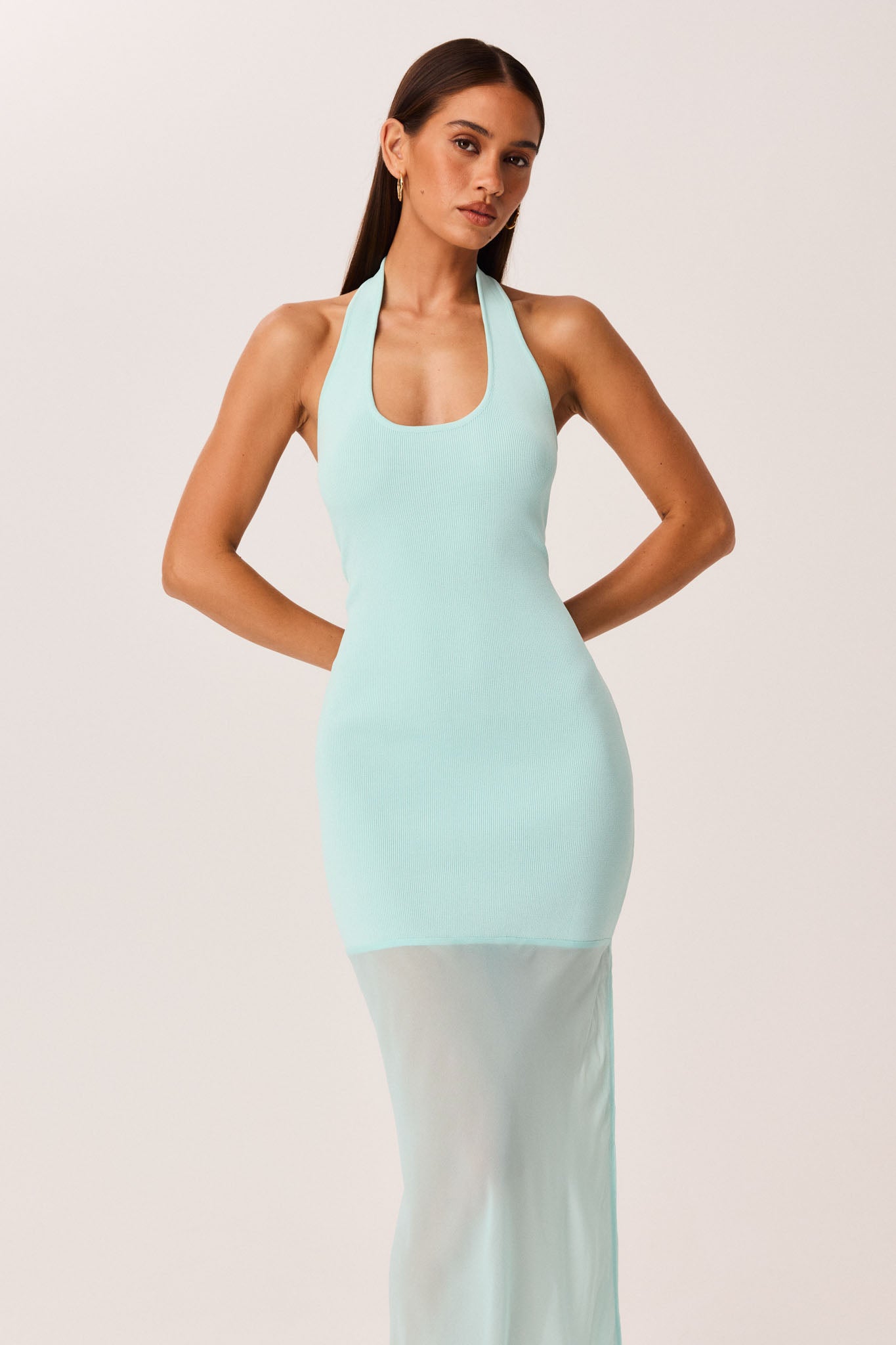 Sommer Maxi Dress – Aqua