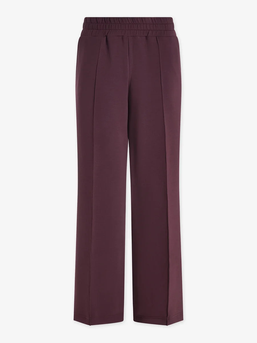 The Wide Leg Pant 30" - Deep Mahogany