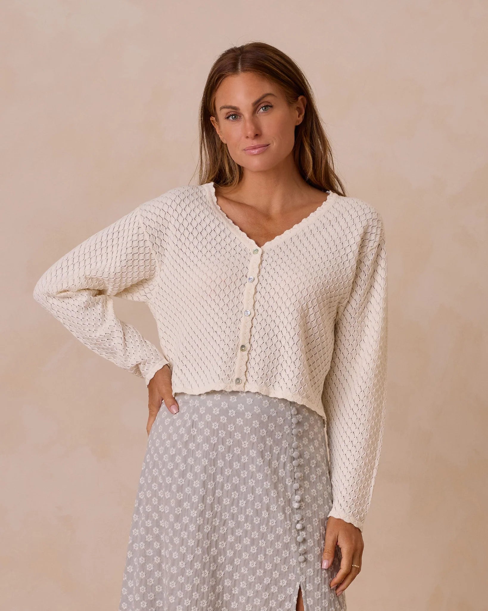 Ella Cardigan - Ivory