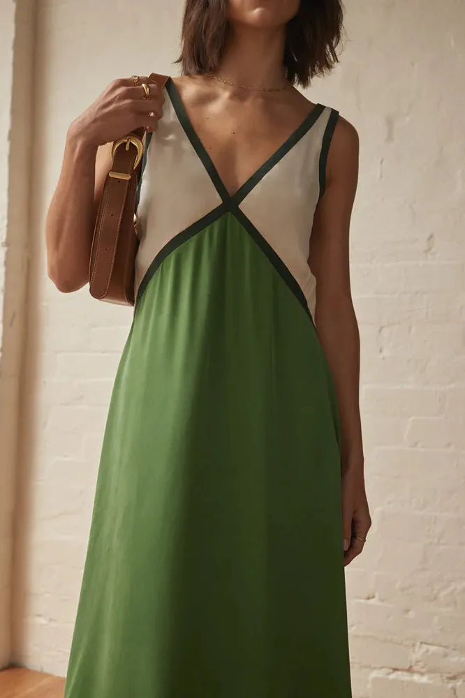 The Naomi Dress - Sage Green