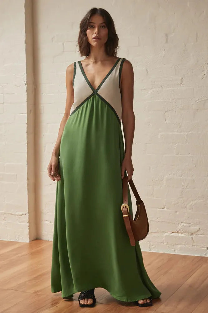 The Naomi Dress - Sage Green