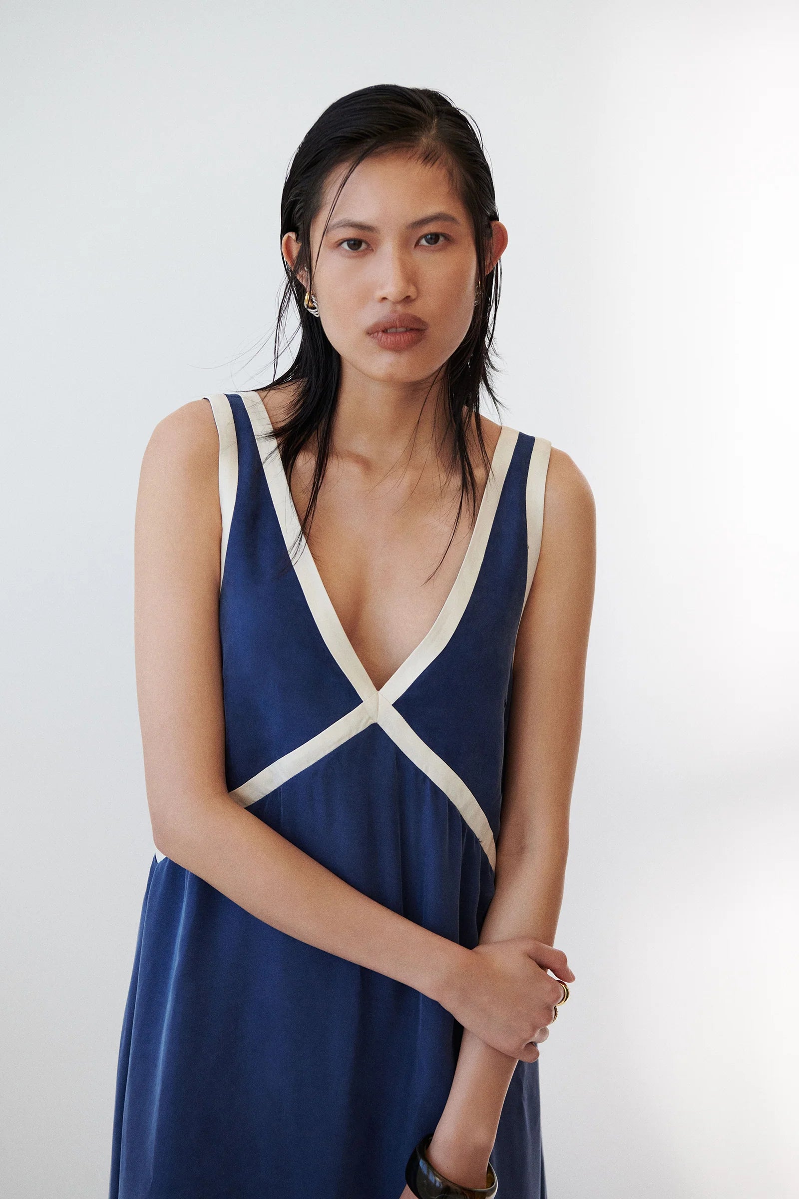 The Naomi Dress - Ink