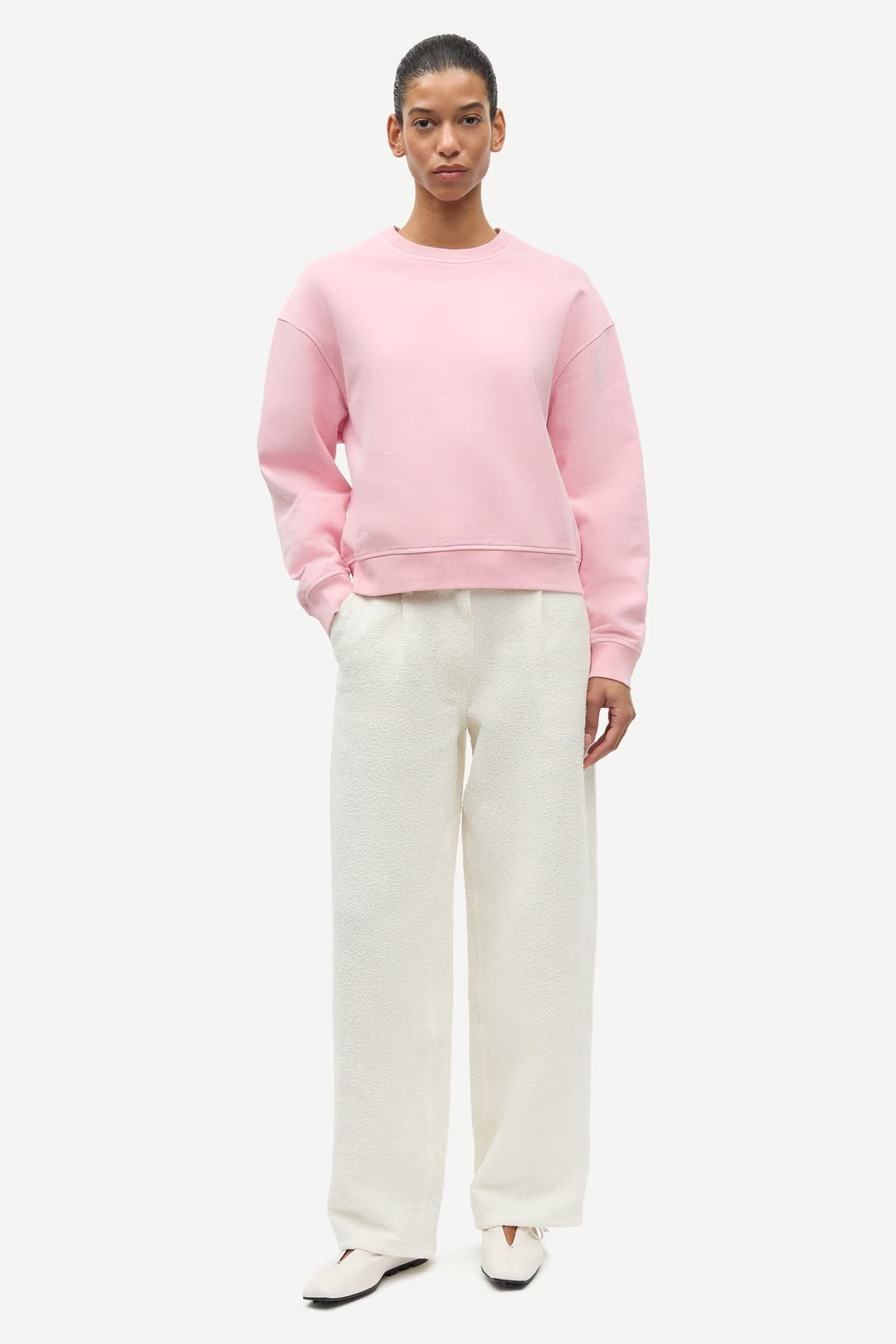 Savan Sweat - Bleached Mauve Pigment
