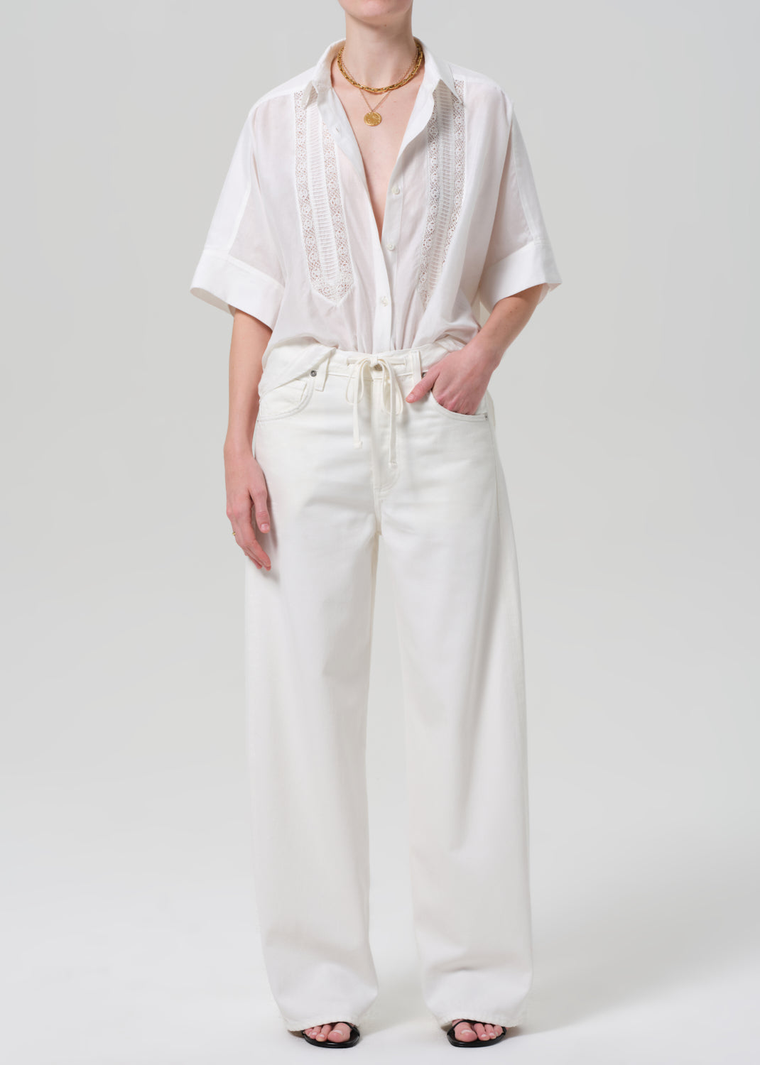 Brynn Drawstring Trouser - Pashmina