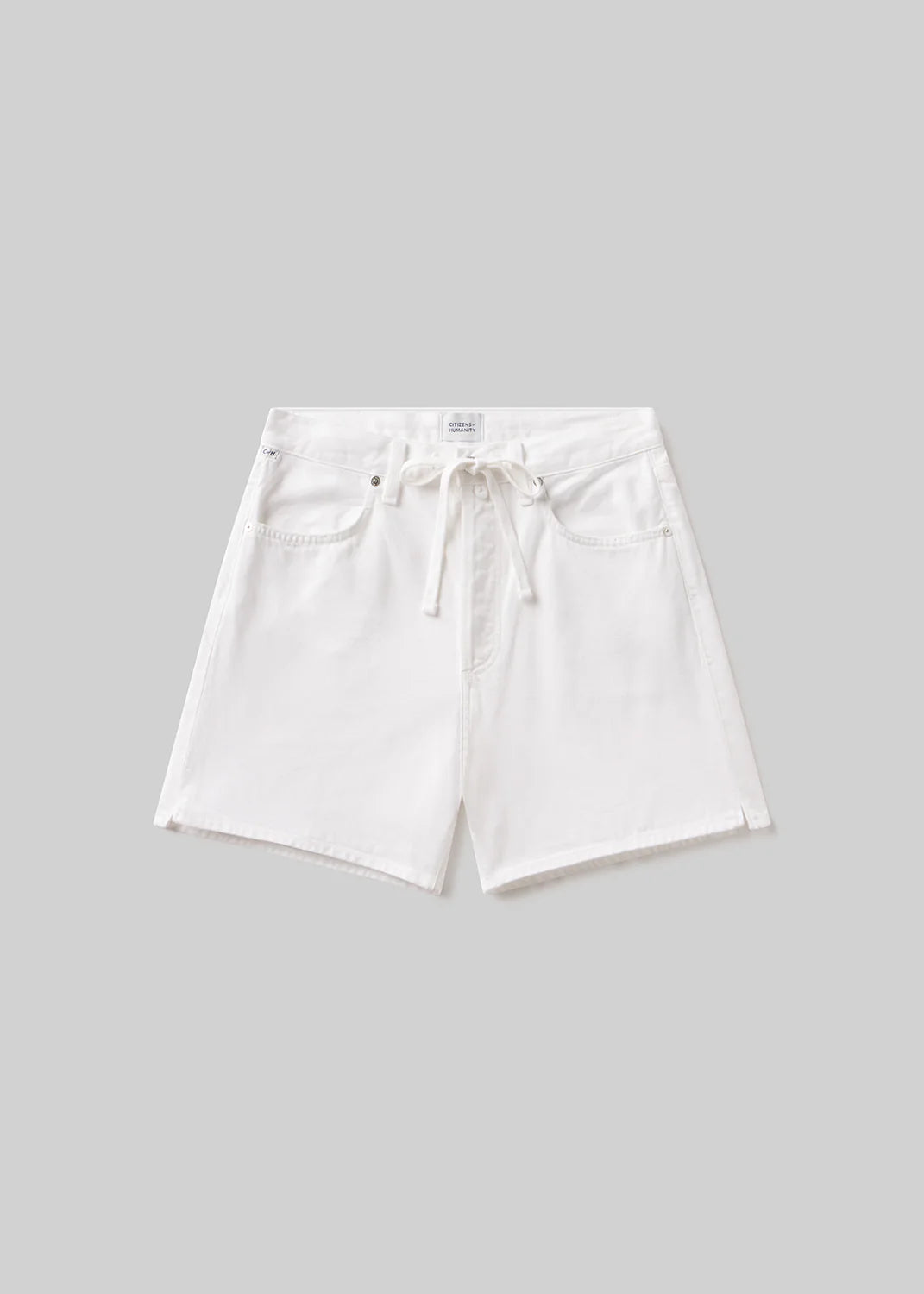 Brynn Drawstring Short - Soft White