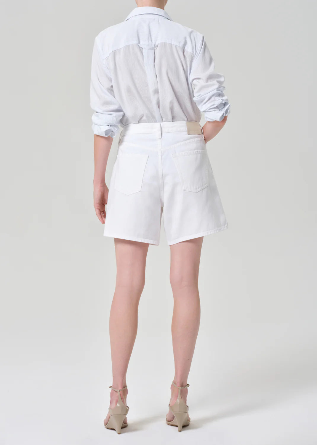 Brynn Drawstring Short - Soft White