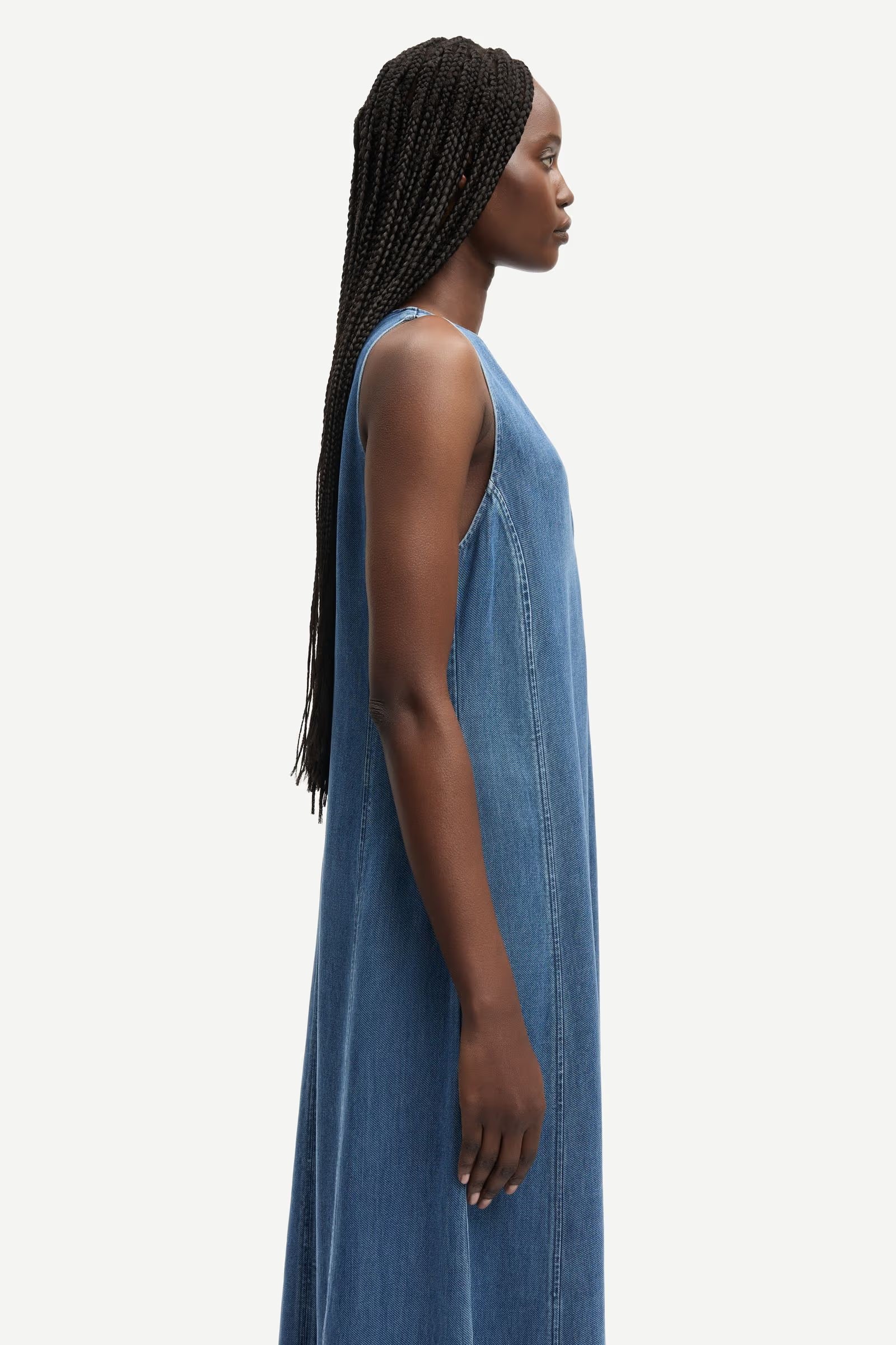 Saskylar Dress - Denim