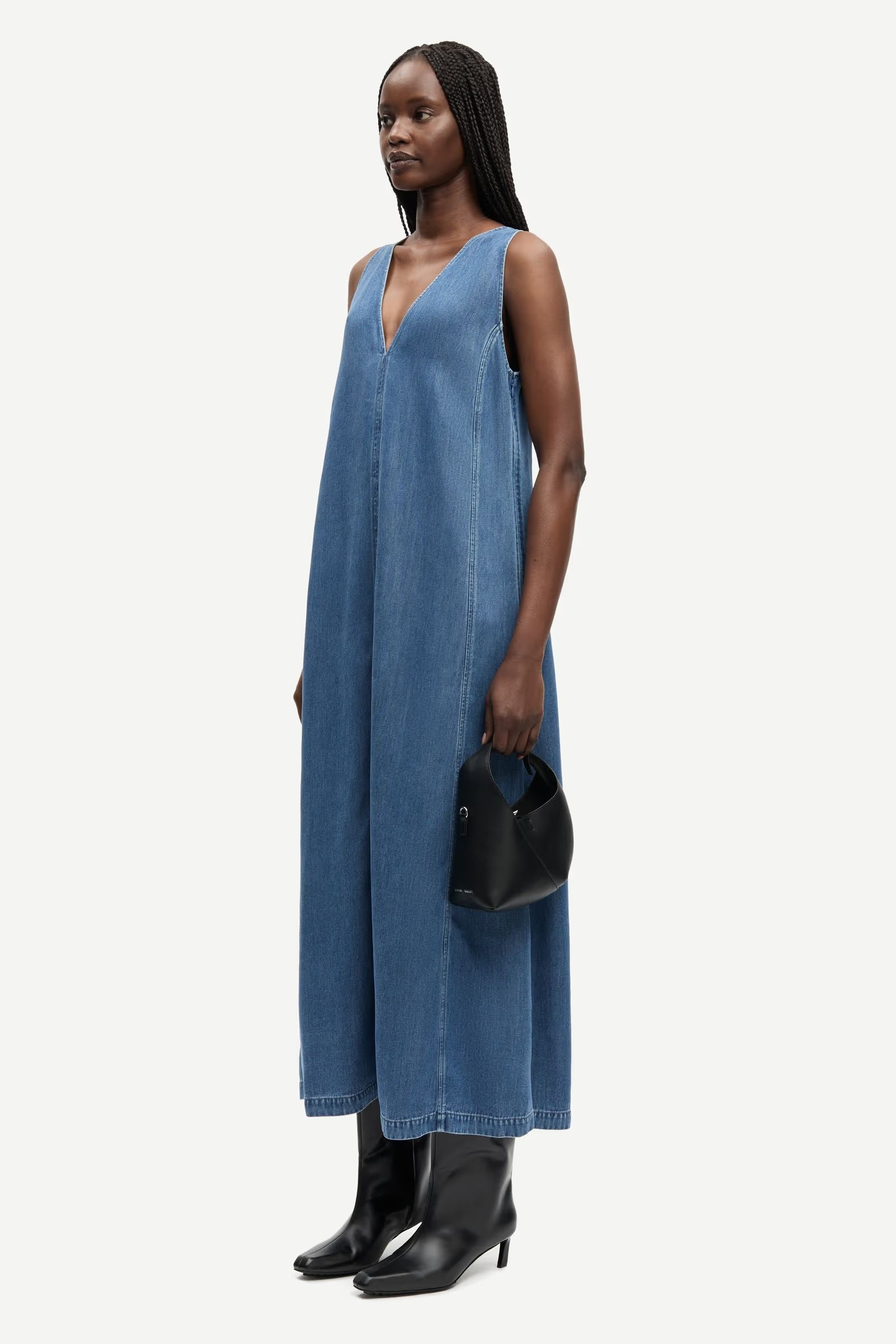 Saskylar Dress - Denim