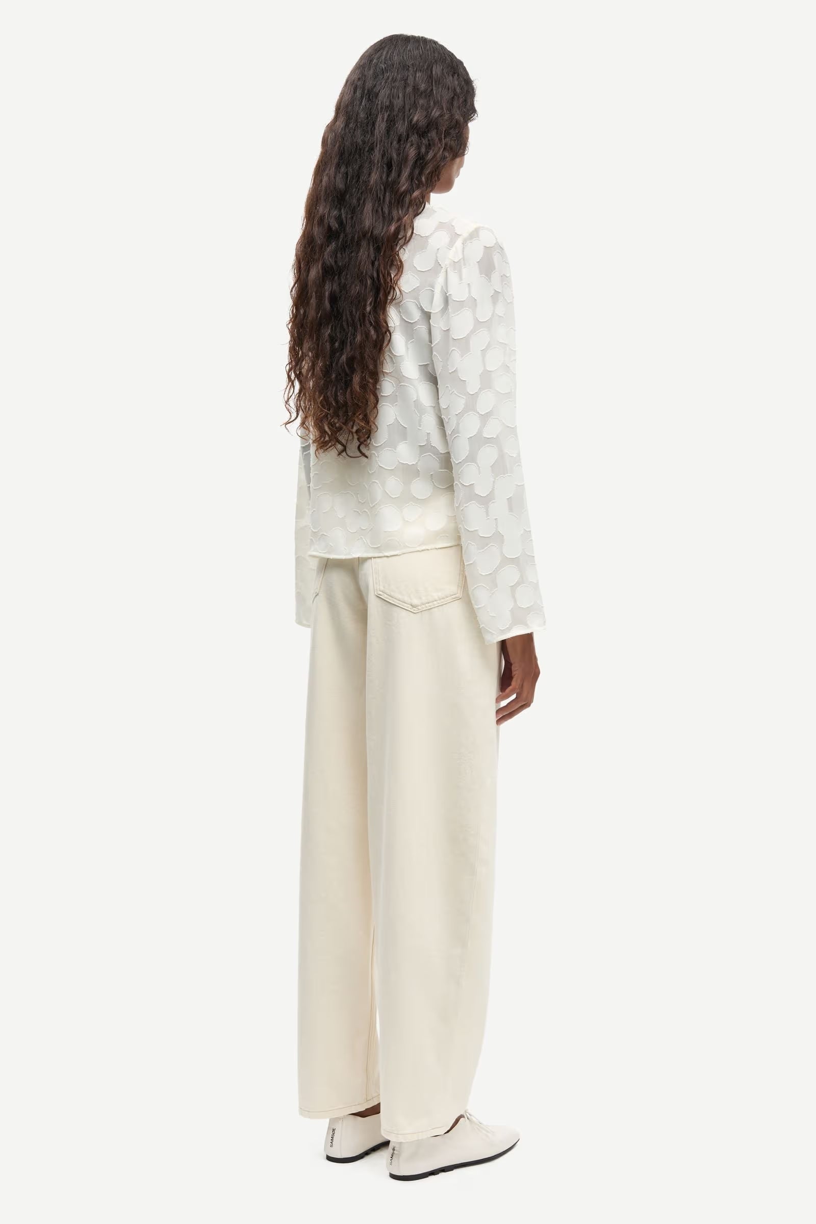 Samadda Long Sleeve Top - Egret