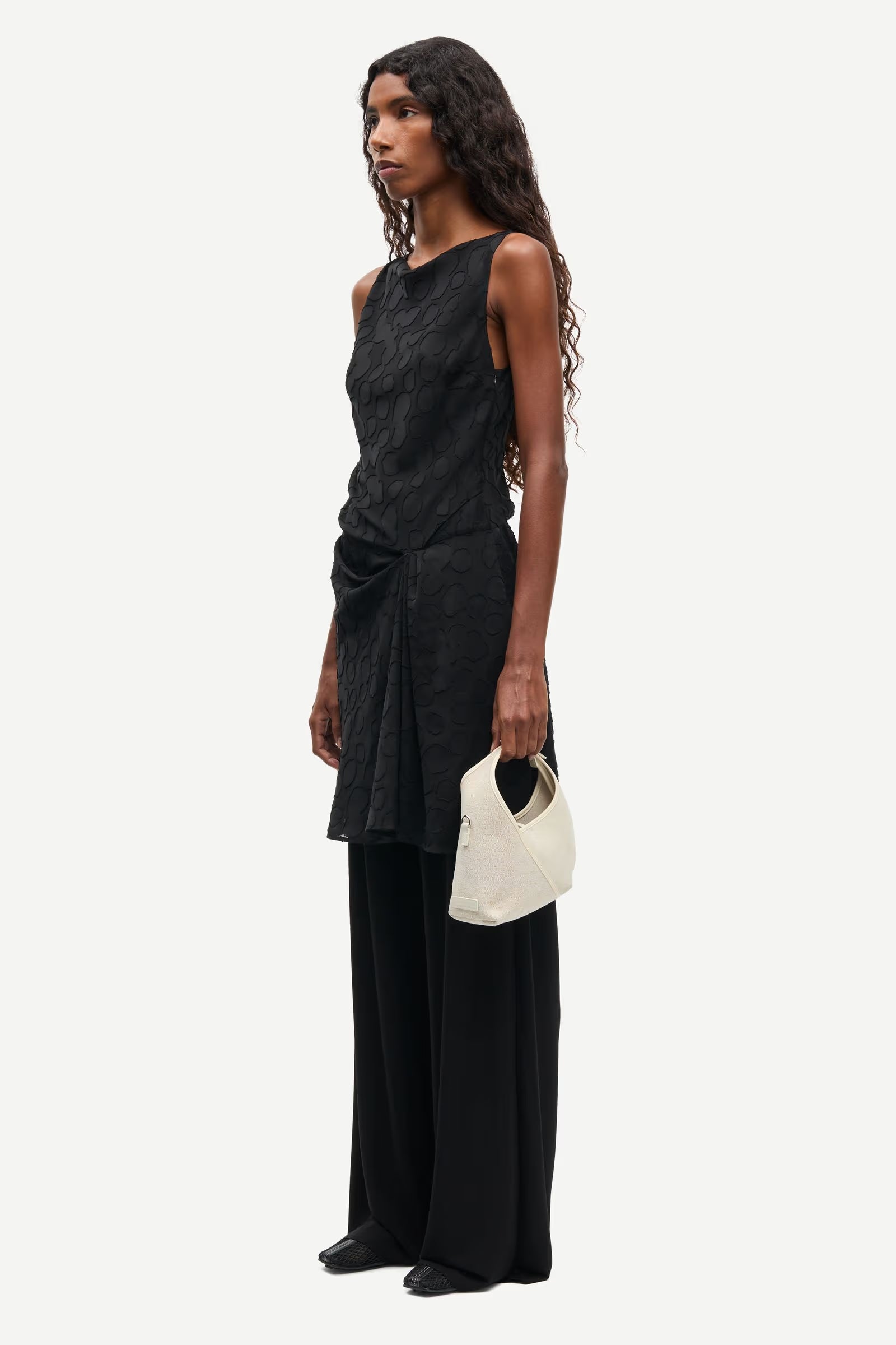Satina Short Dress - Black