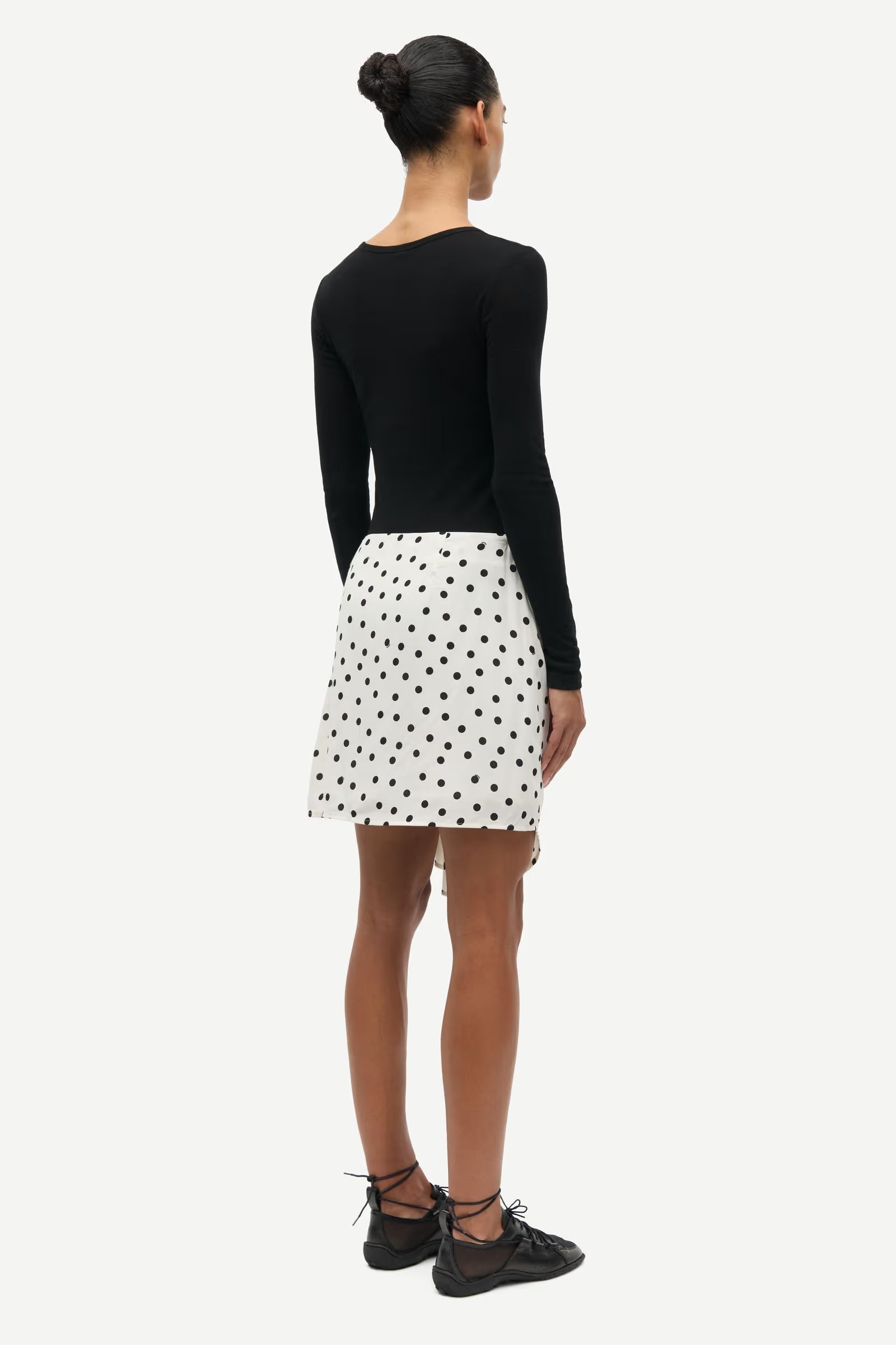 Saiben Skirt - Drifting Dots Egret