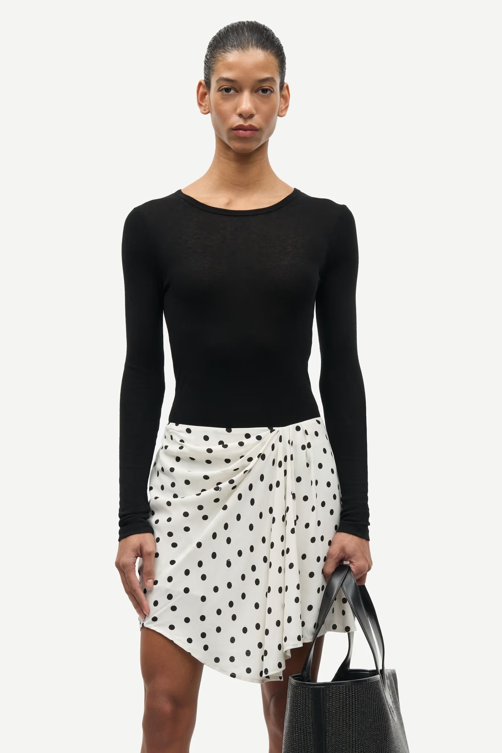 Saiben Skirt - Drifting Dots Egret