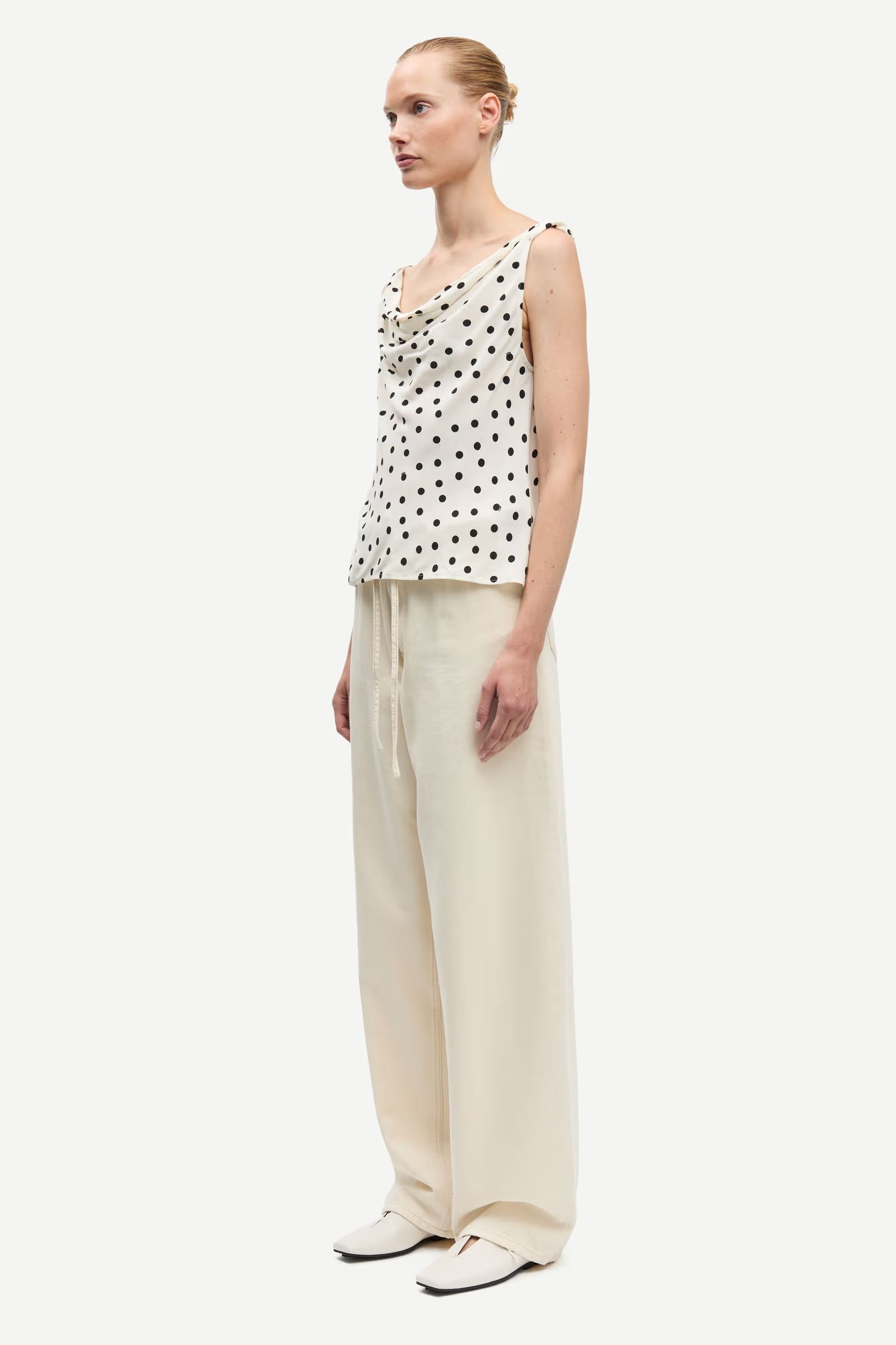 Sapoppy Top - Drifting Dots Egret