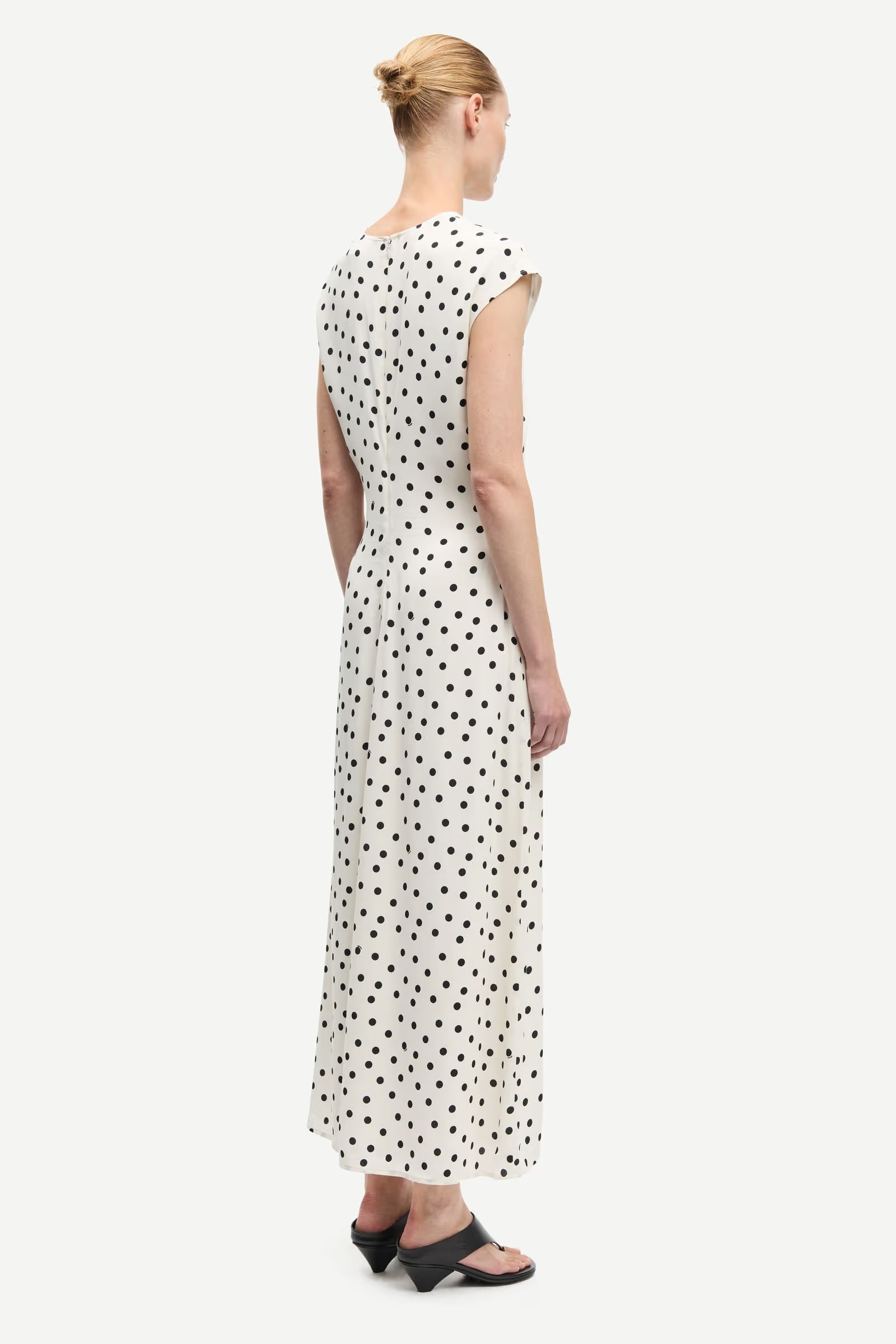 Sapoppy Dress - Drifting Dots Egret