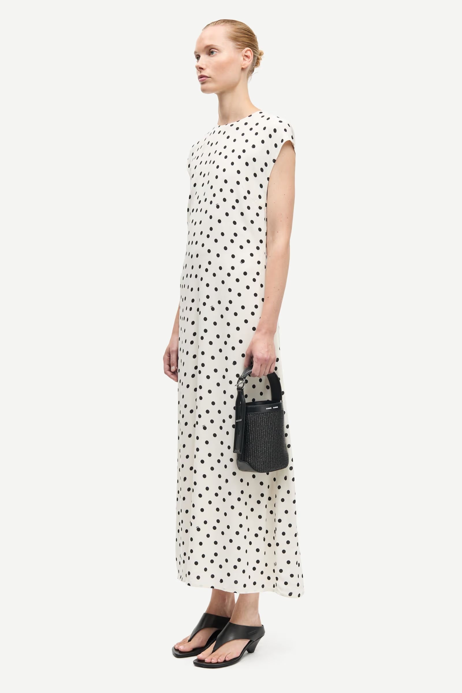 Sapoppy Dress - Drifting Dots Egret