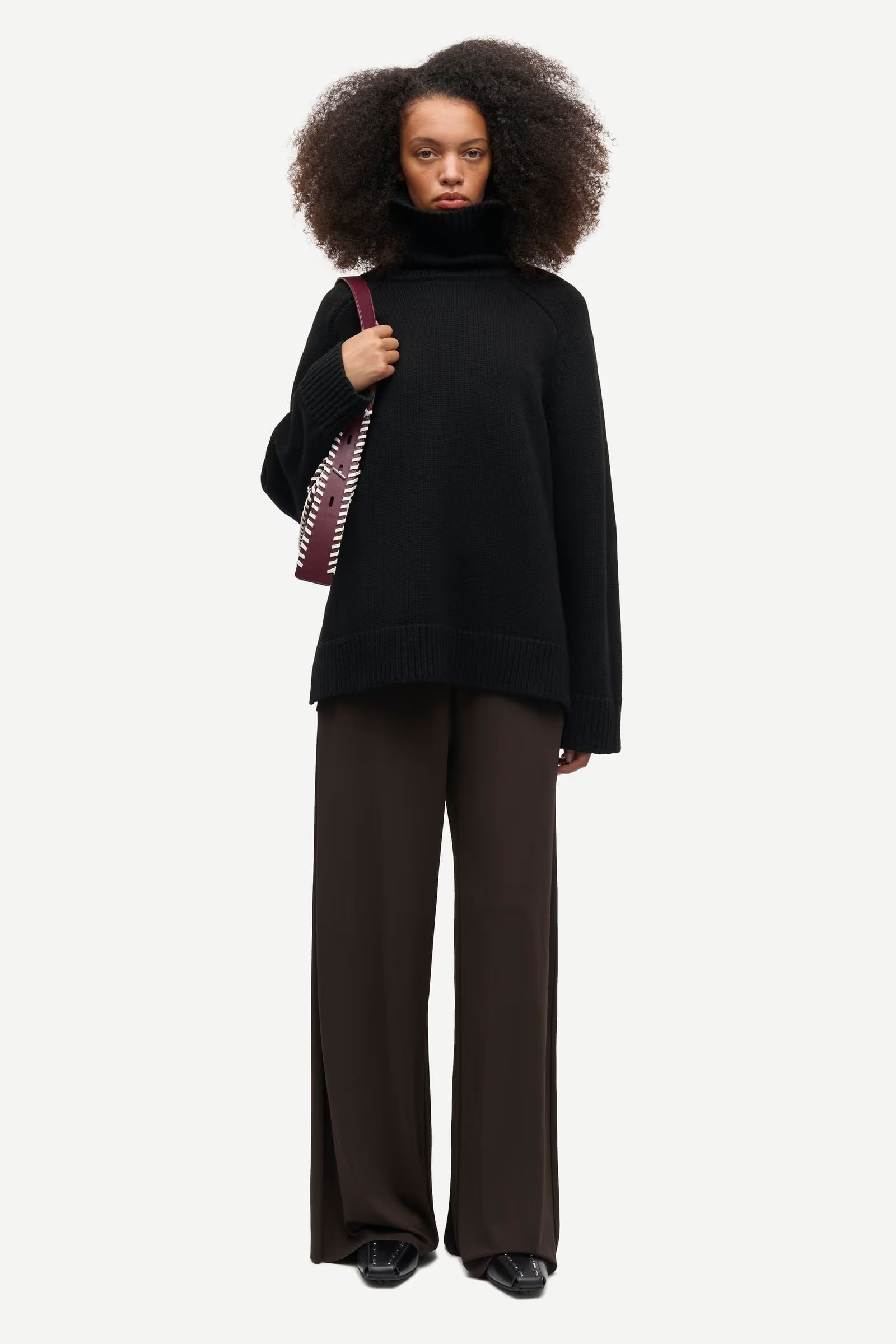 Saumi Trousers - Mulch