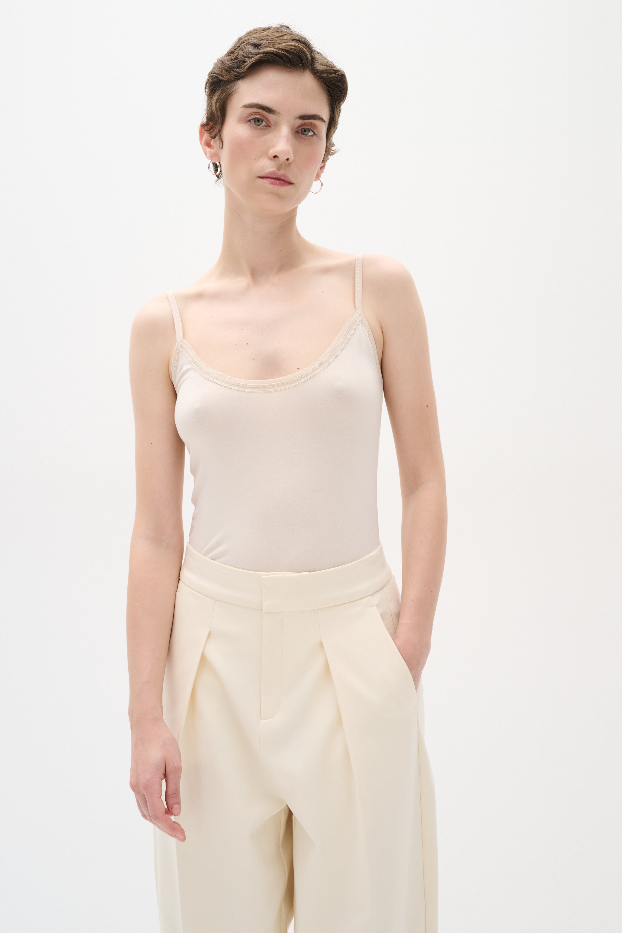 Finesse Tank - Chalk