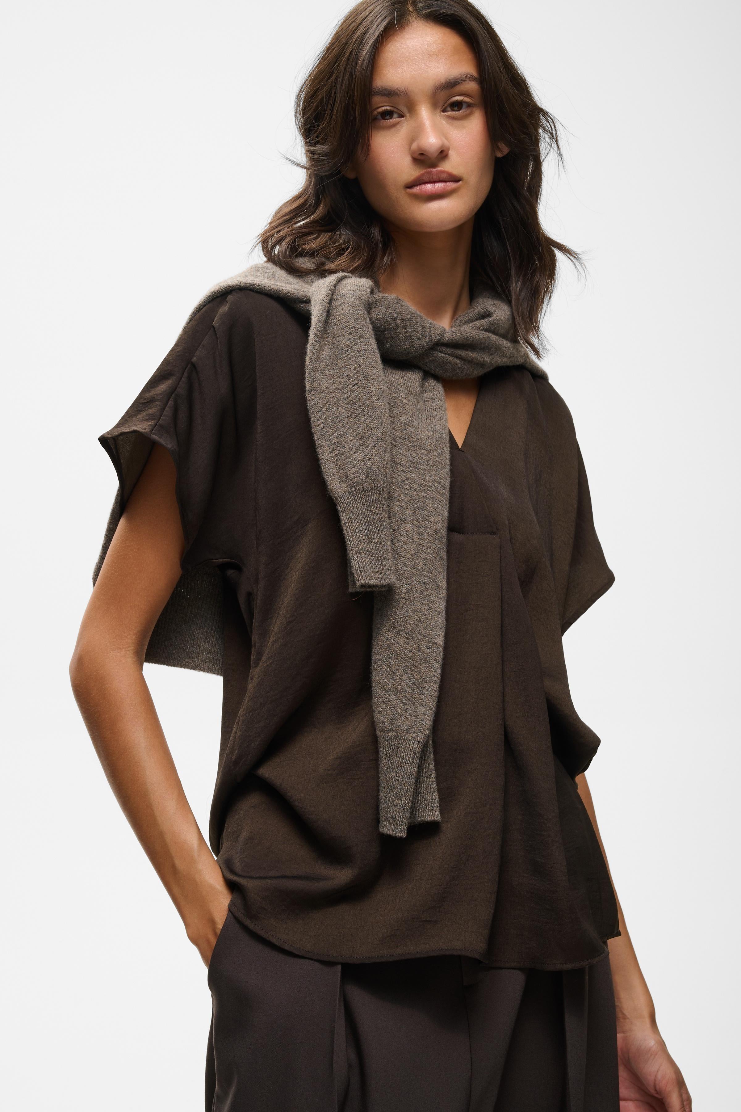 Rindal Top - Chocolate Brown