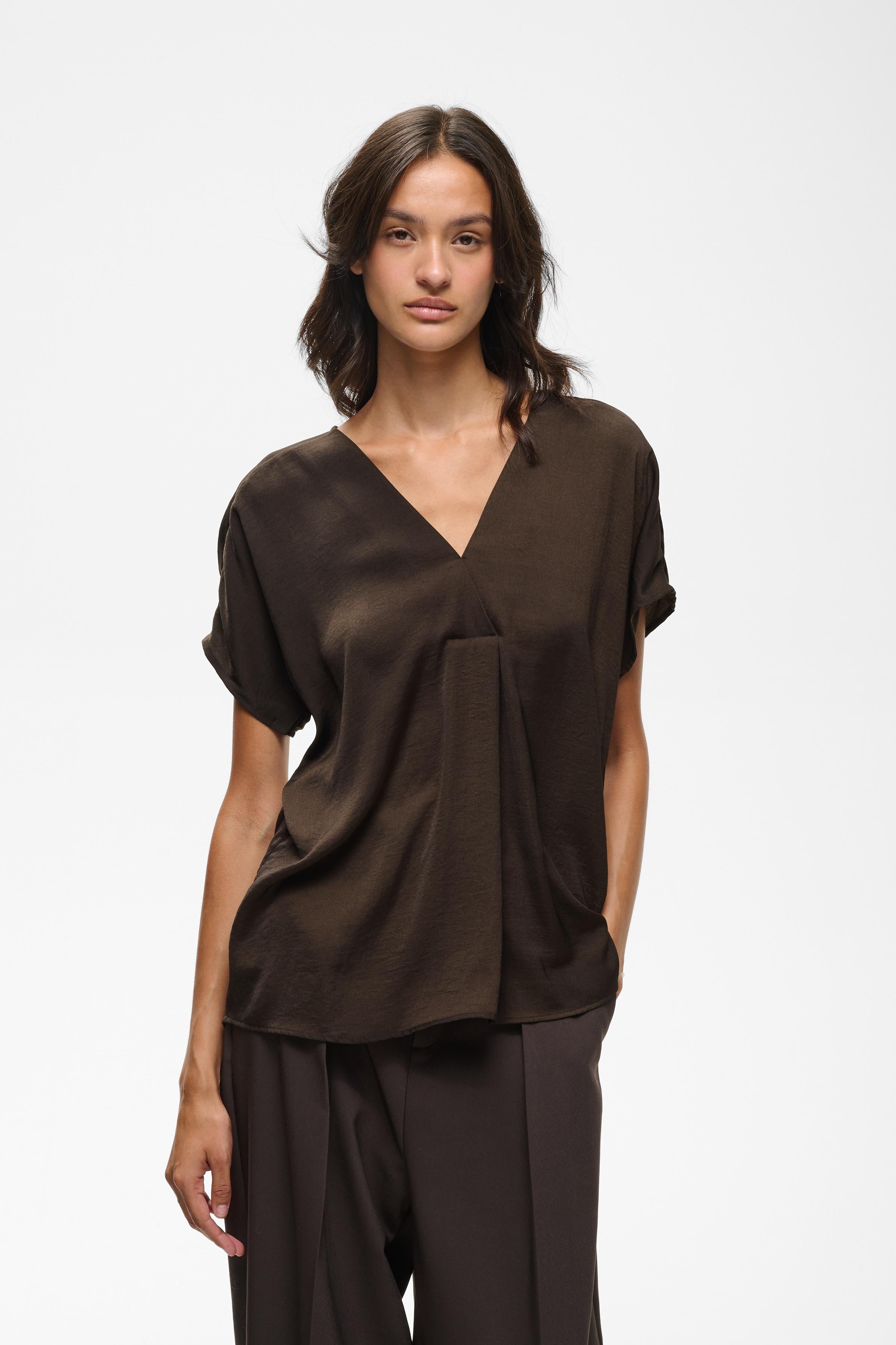 Rindal Top - Chocolate Brown