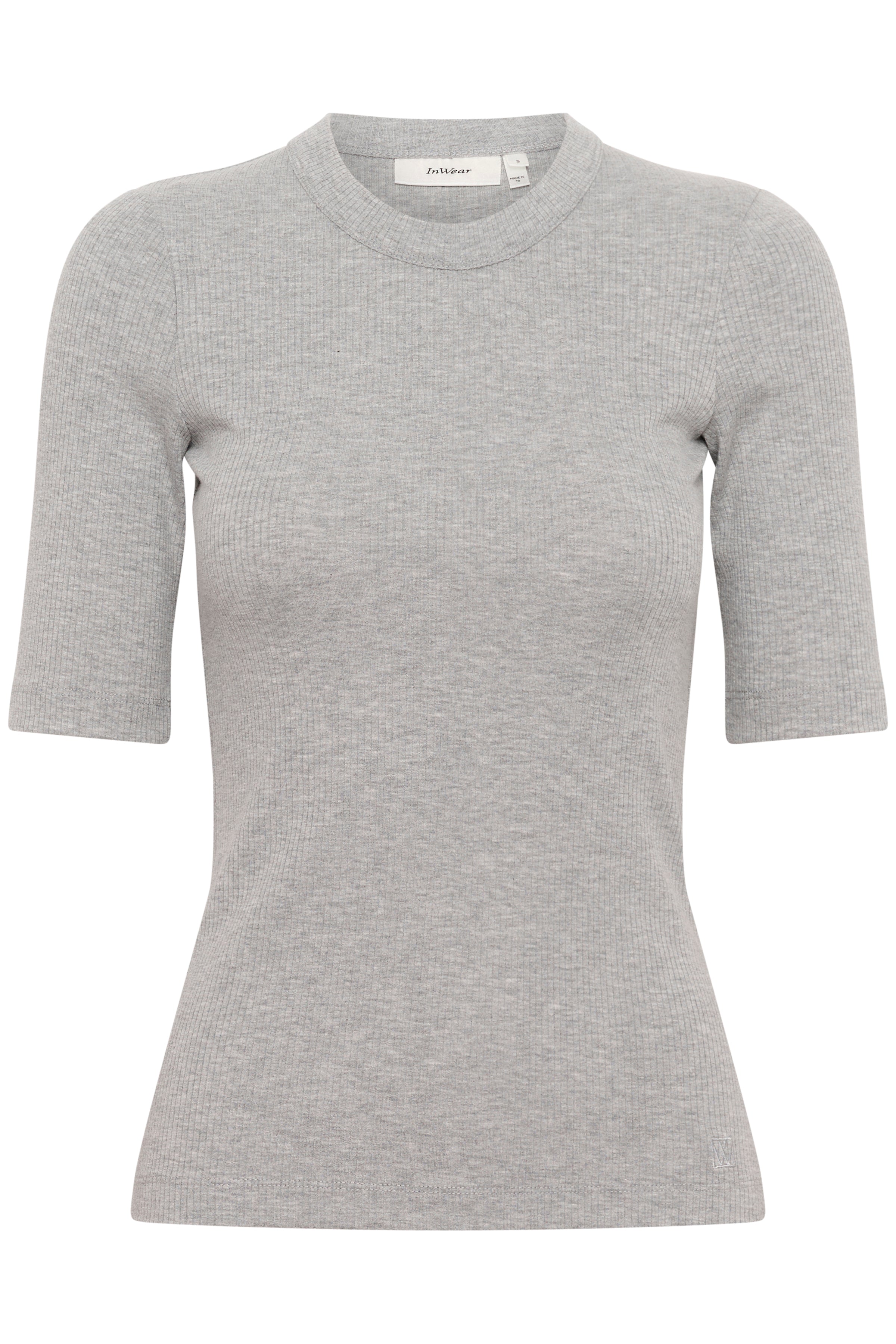 Dagna Melange T-Shirt - Grey