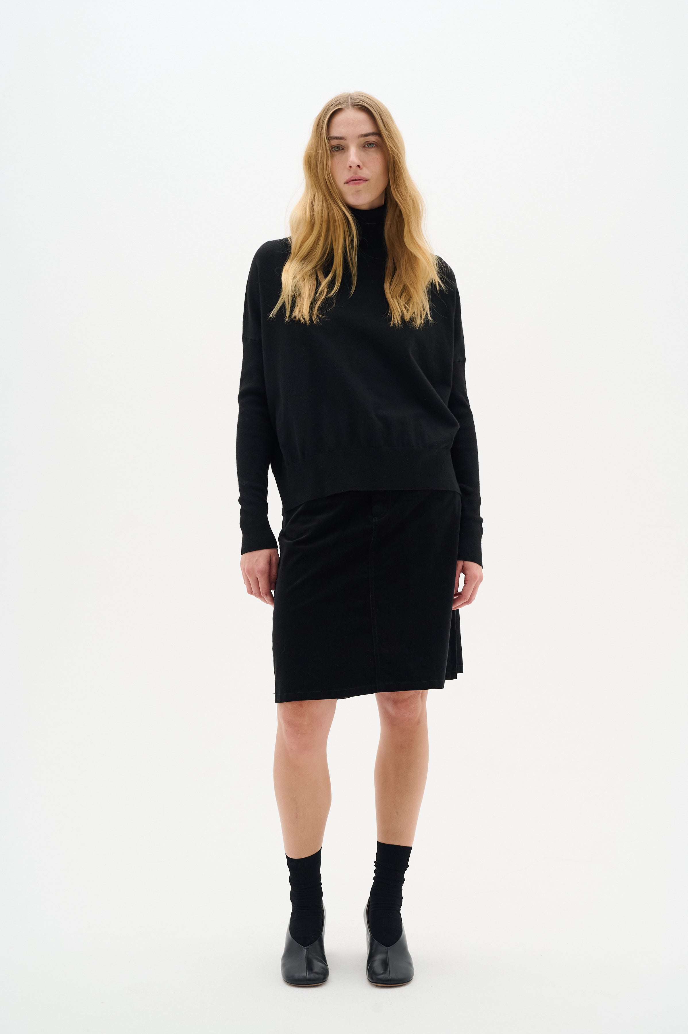 Kellsie Turtleneck Pullover - Black