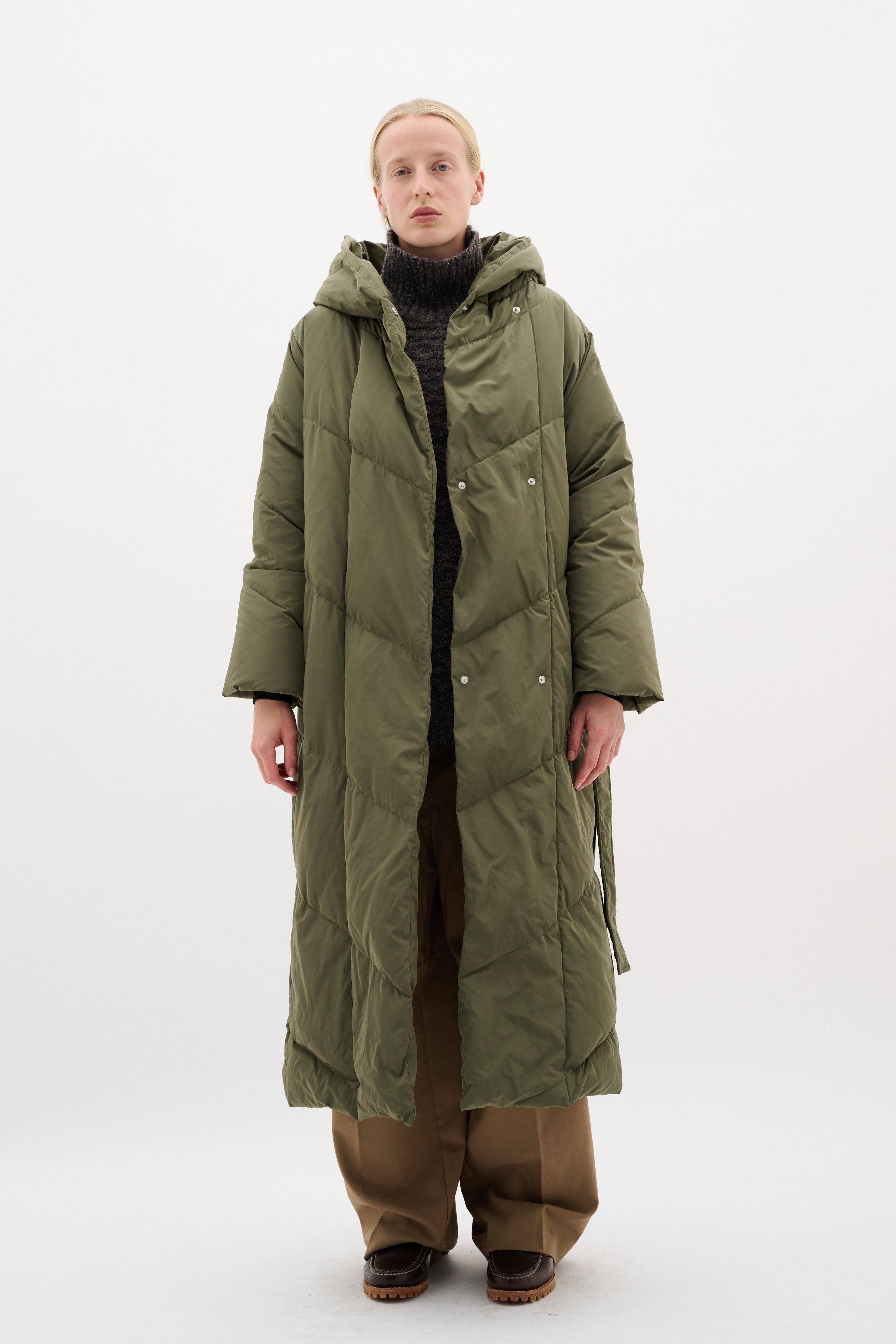 Yaz Down Coat -  Ivy Green