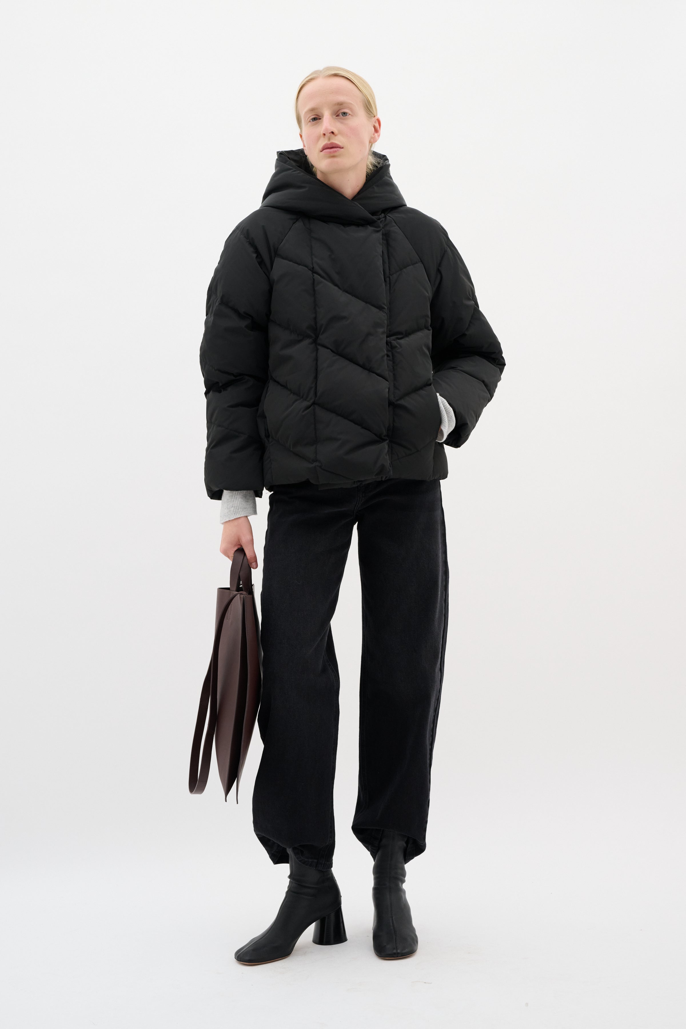 Yaz Short down Coat - Black