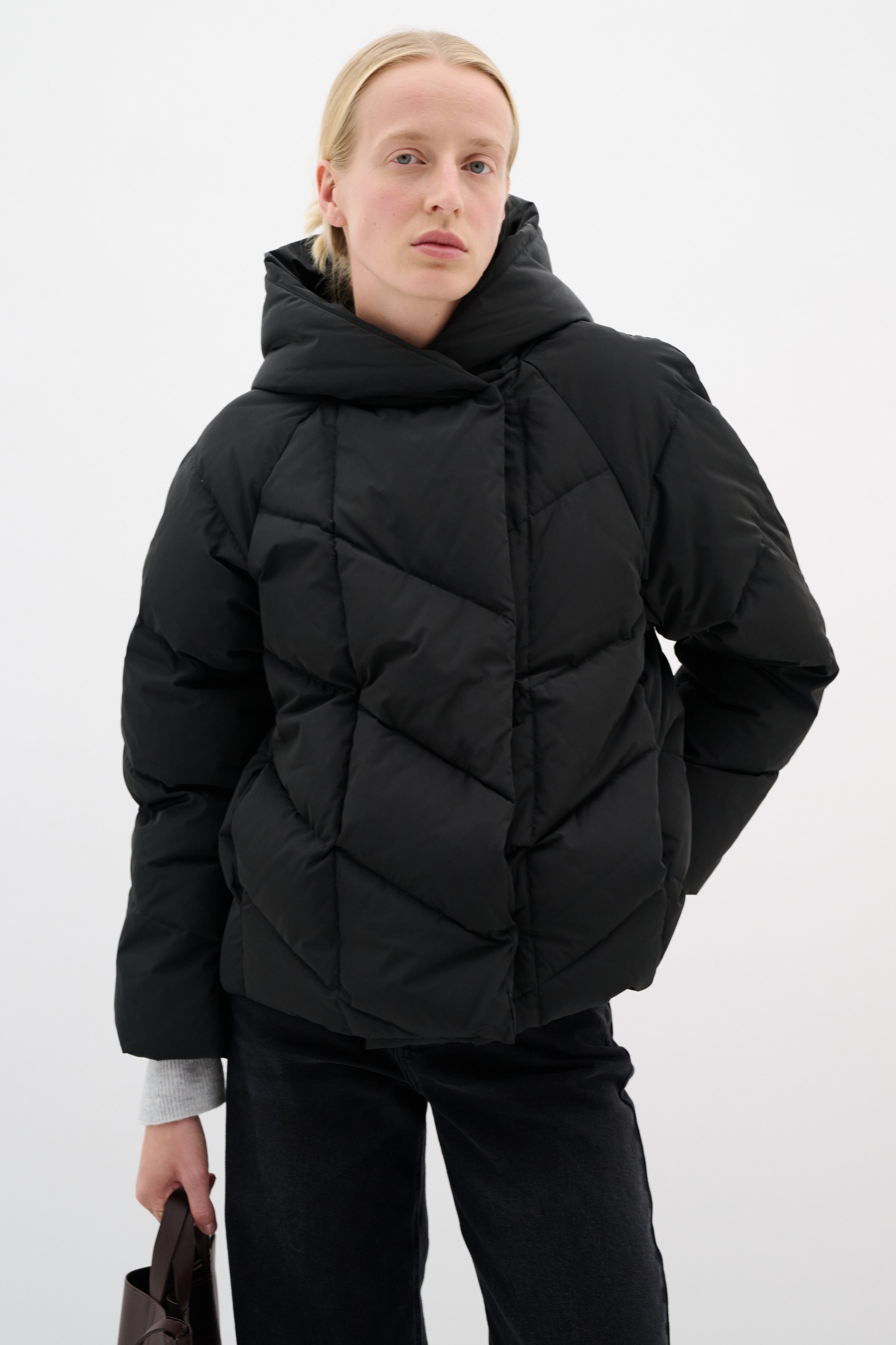 Yaz Short down Coat - Black