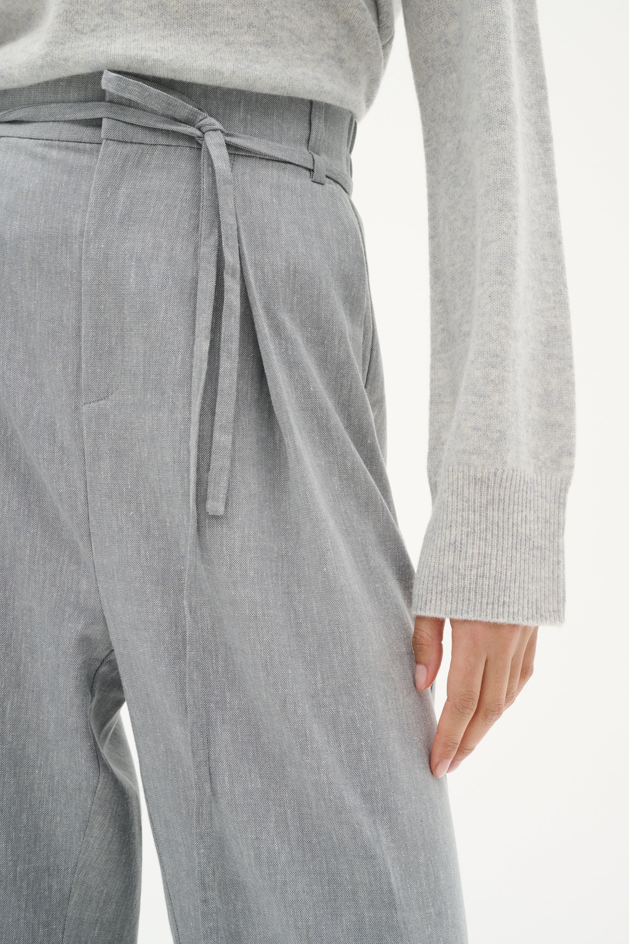 Yan Barrel Pant - Granite