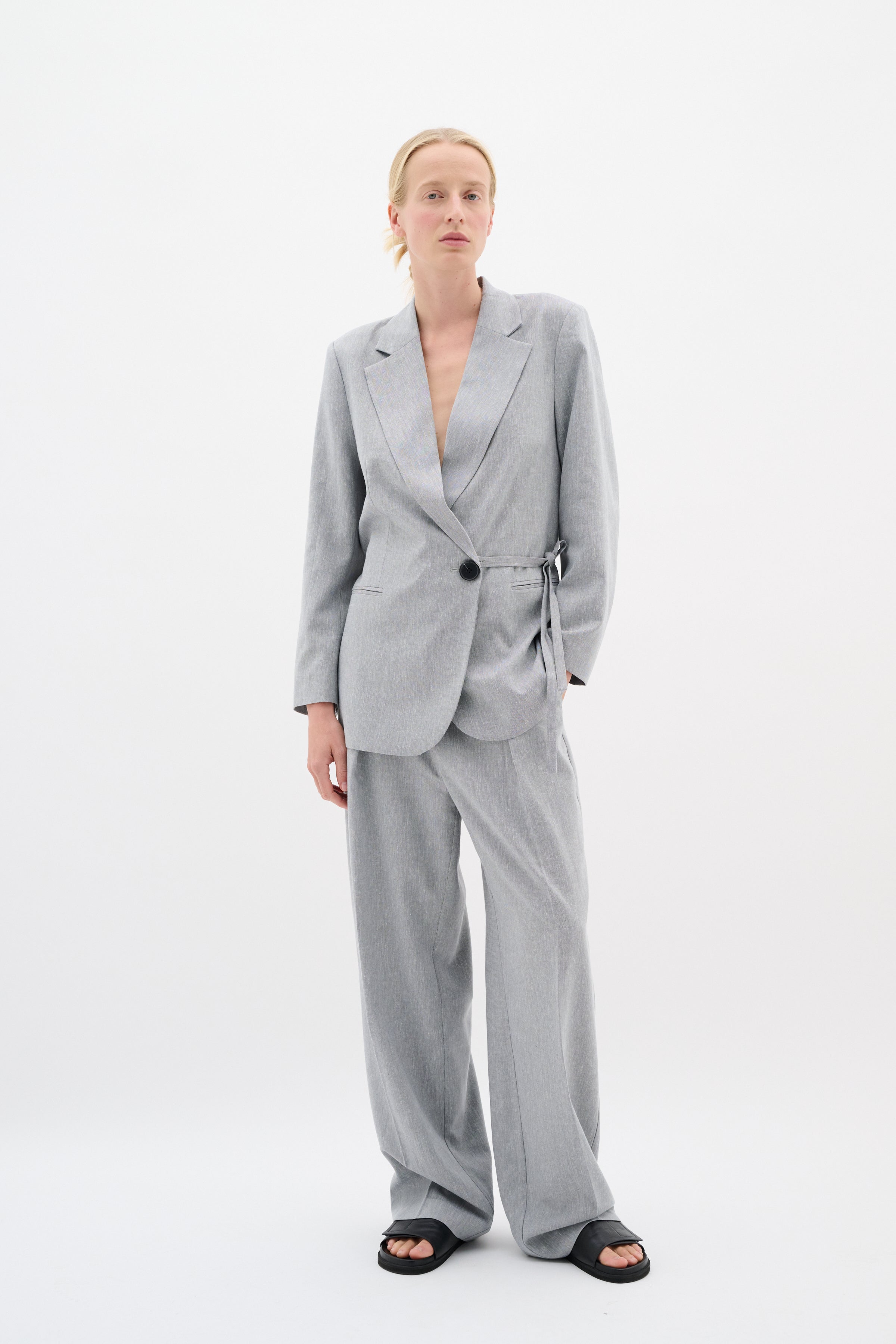 Yan Barrel Pant - Granite