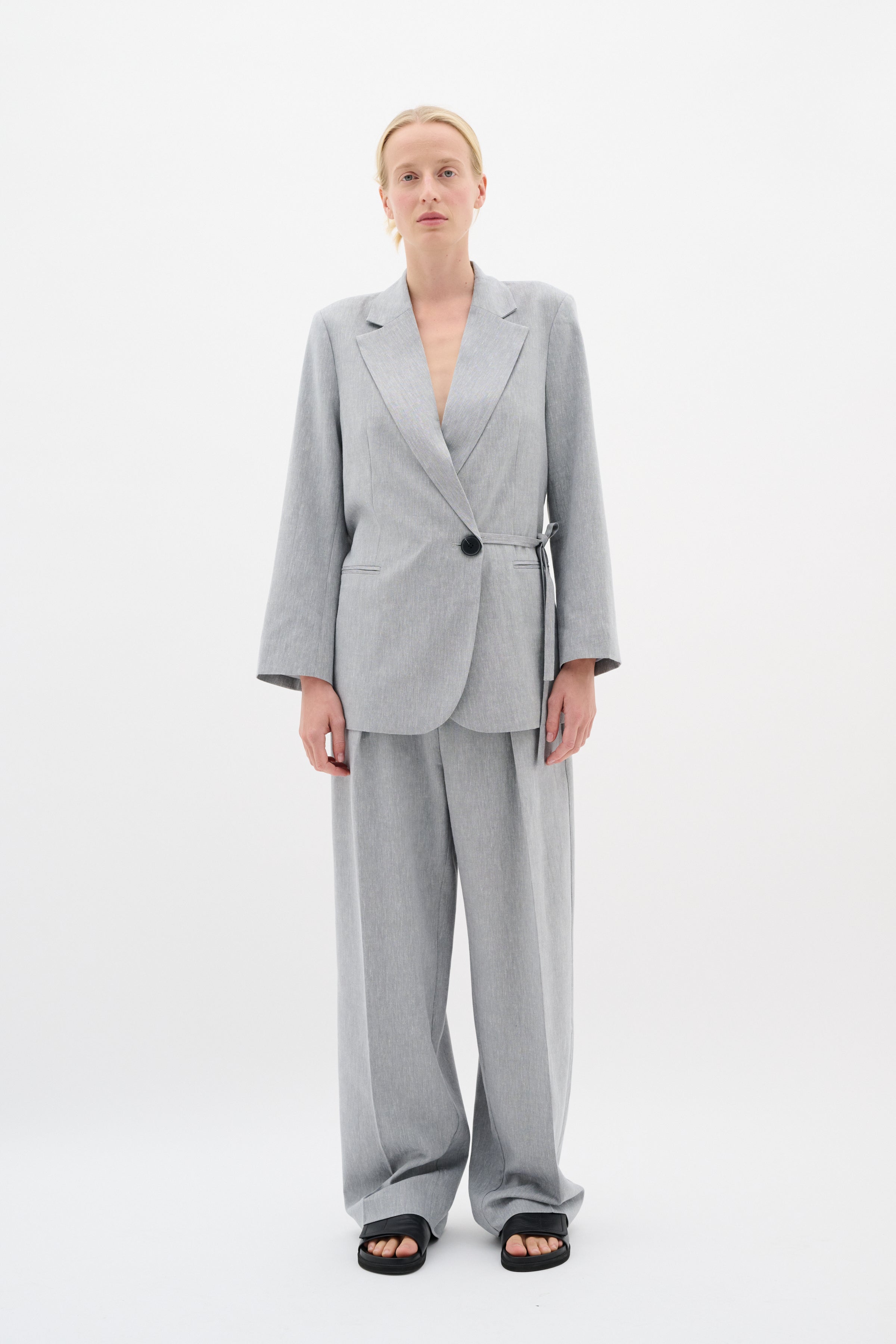 Yan Barrel Pant - Granite