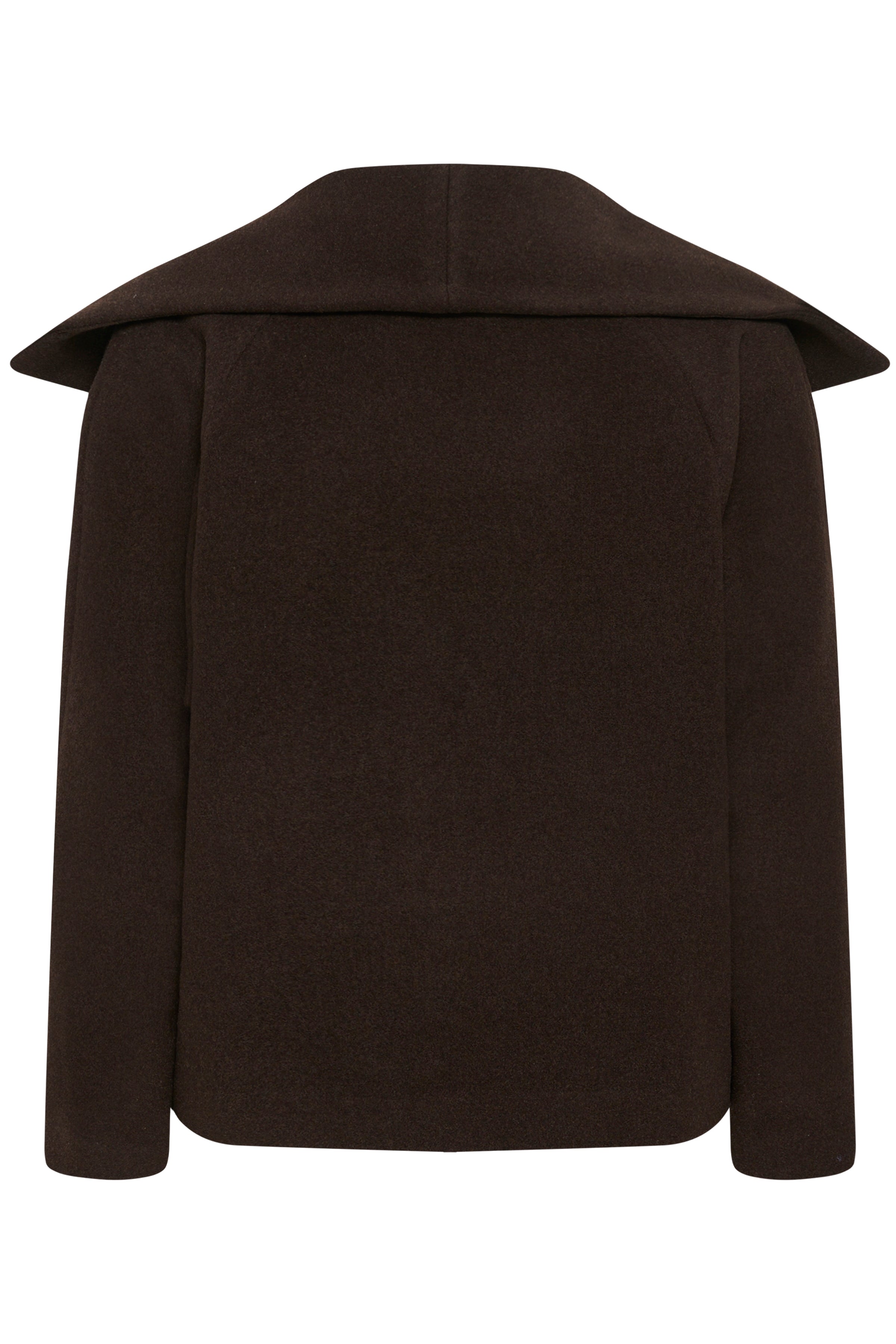 Perry Short Coat - Chocolate Brown