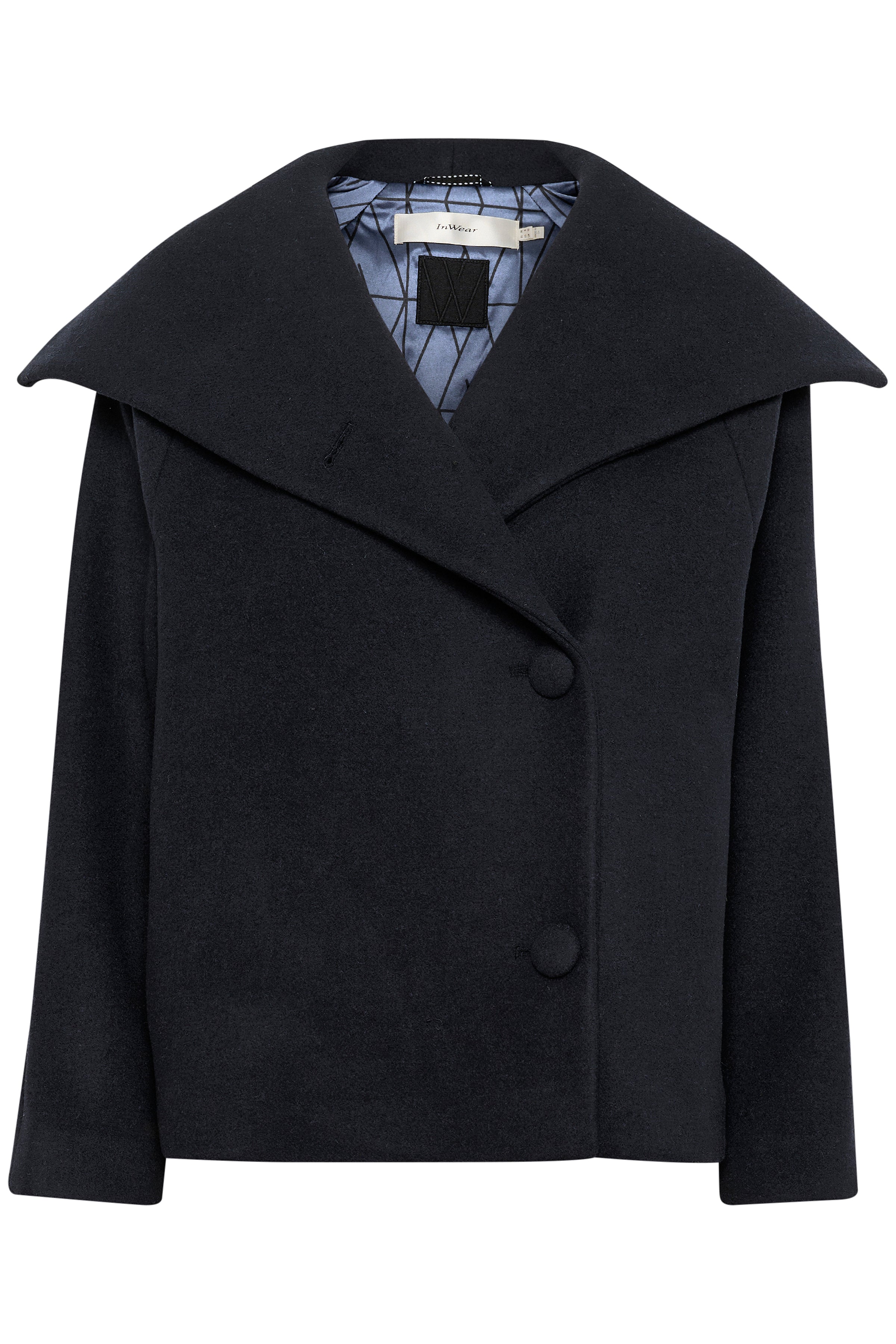 Perry Short Coat - Marine Blue