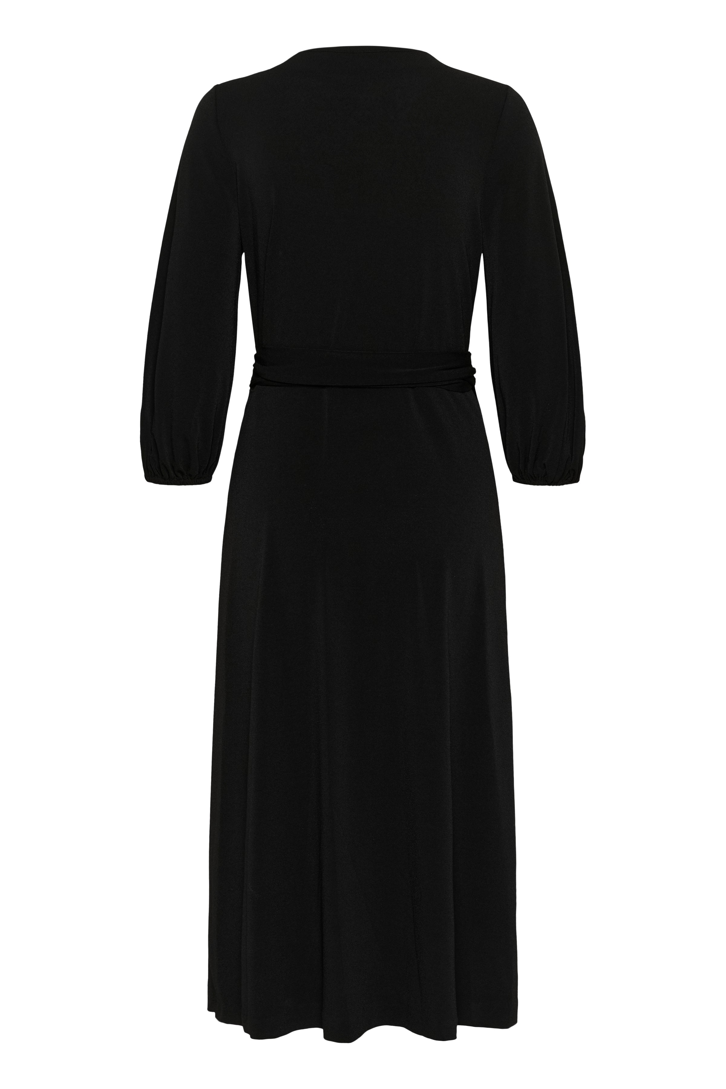 Galdria Wrap Dress - Black