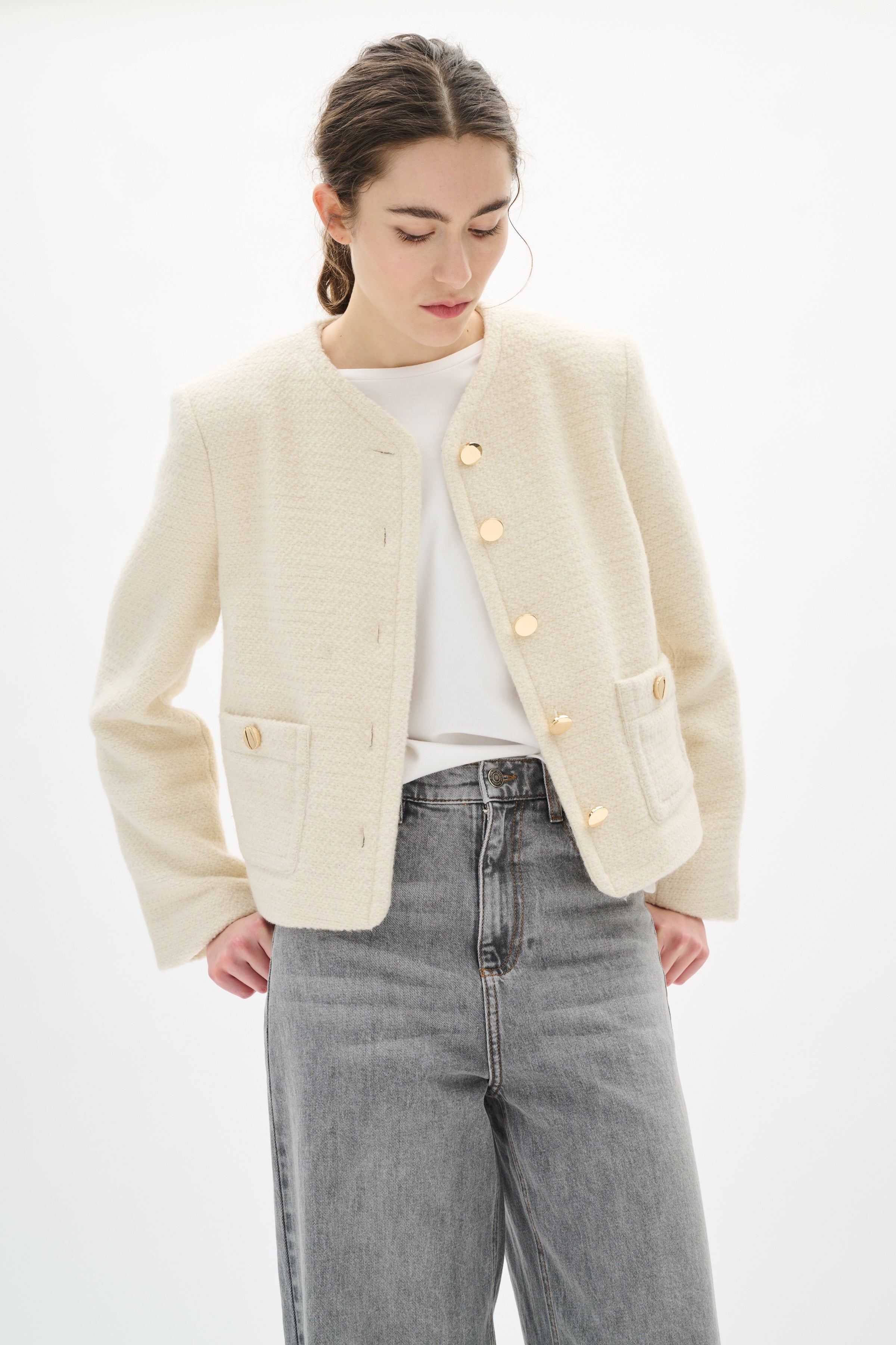 Zeenia Jacket - Whisper White
