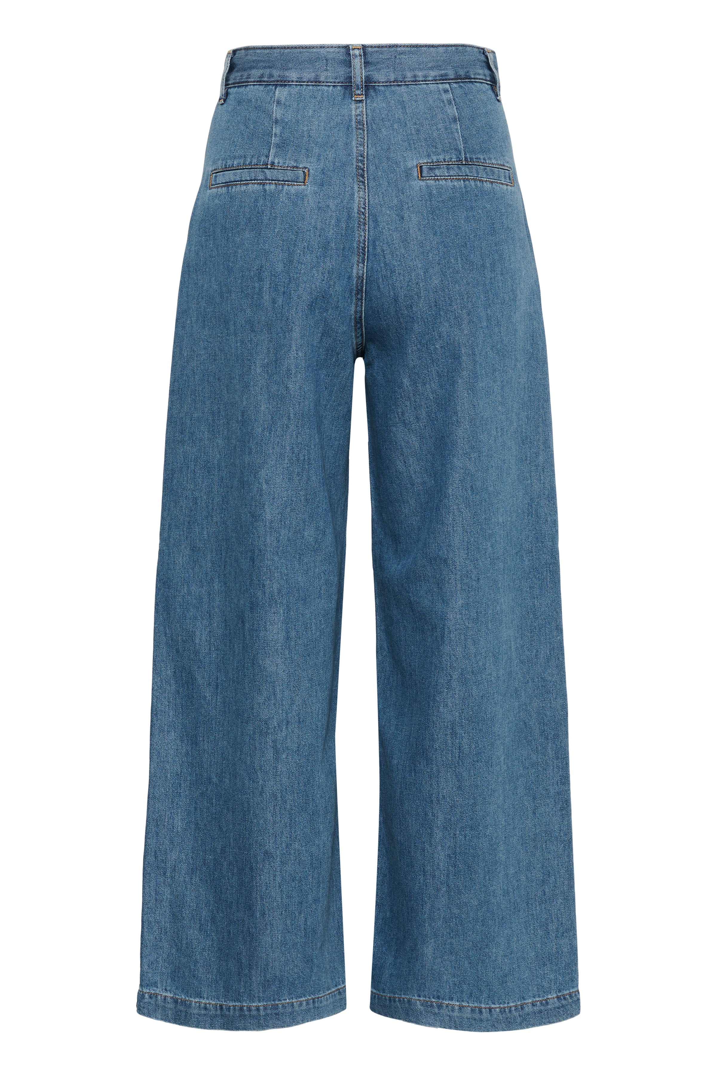 Dophina Wide Pants - Washed Medium Blue