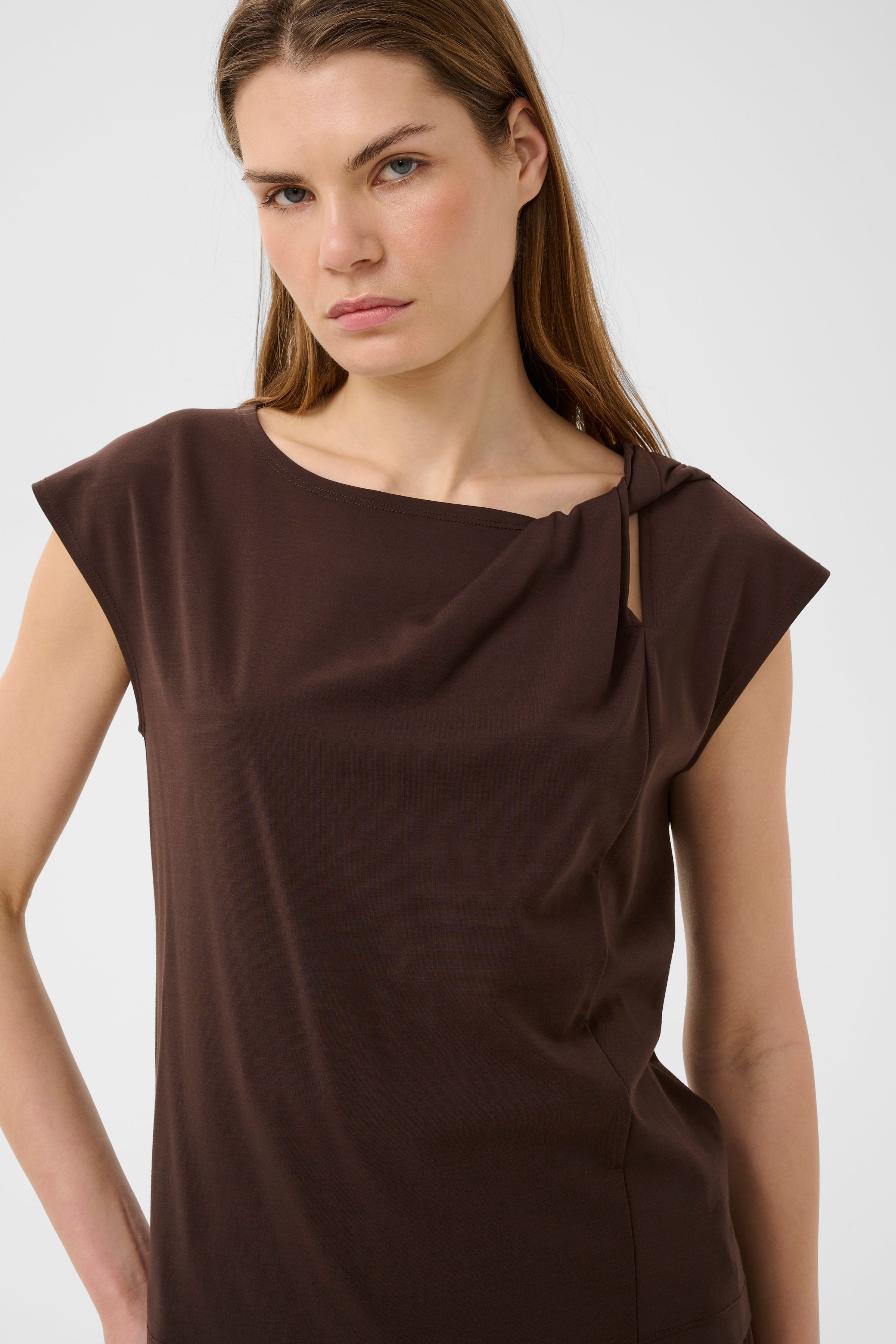 Pennie Top - Coffee Bean